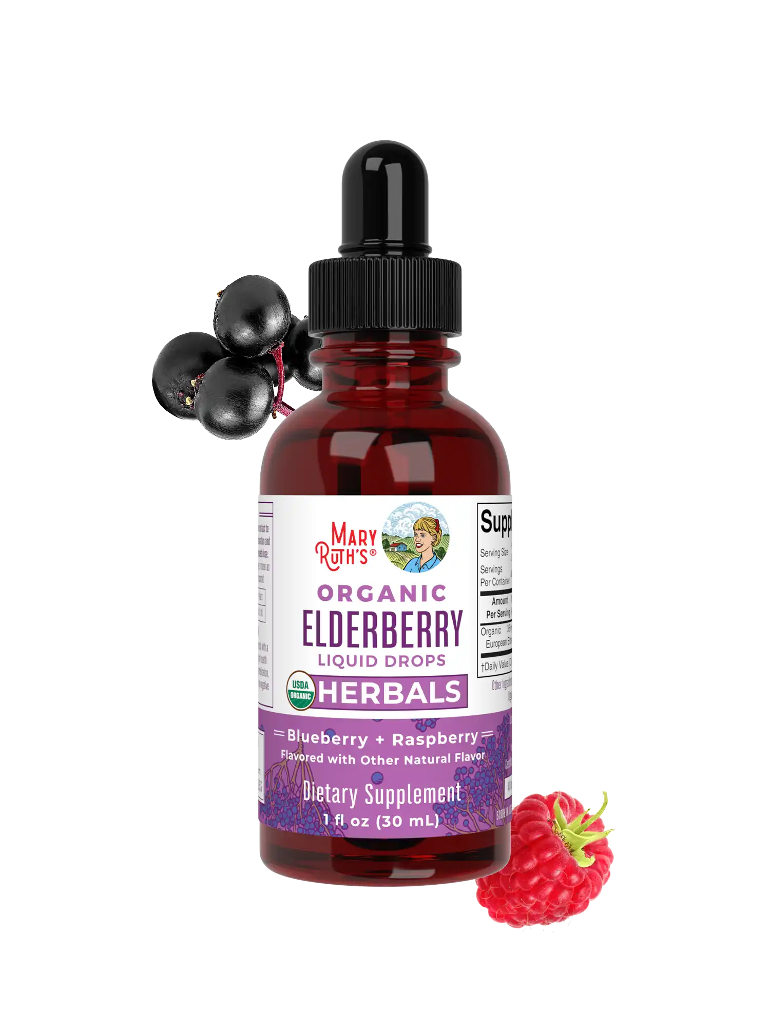 Organic Elderberry Liquid Drops