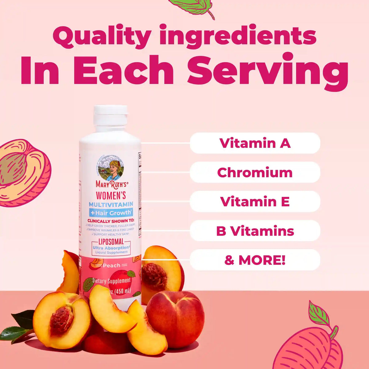 Women's Multivitamin + Hair Growth Liposomal