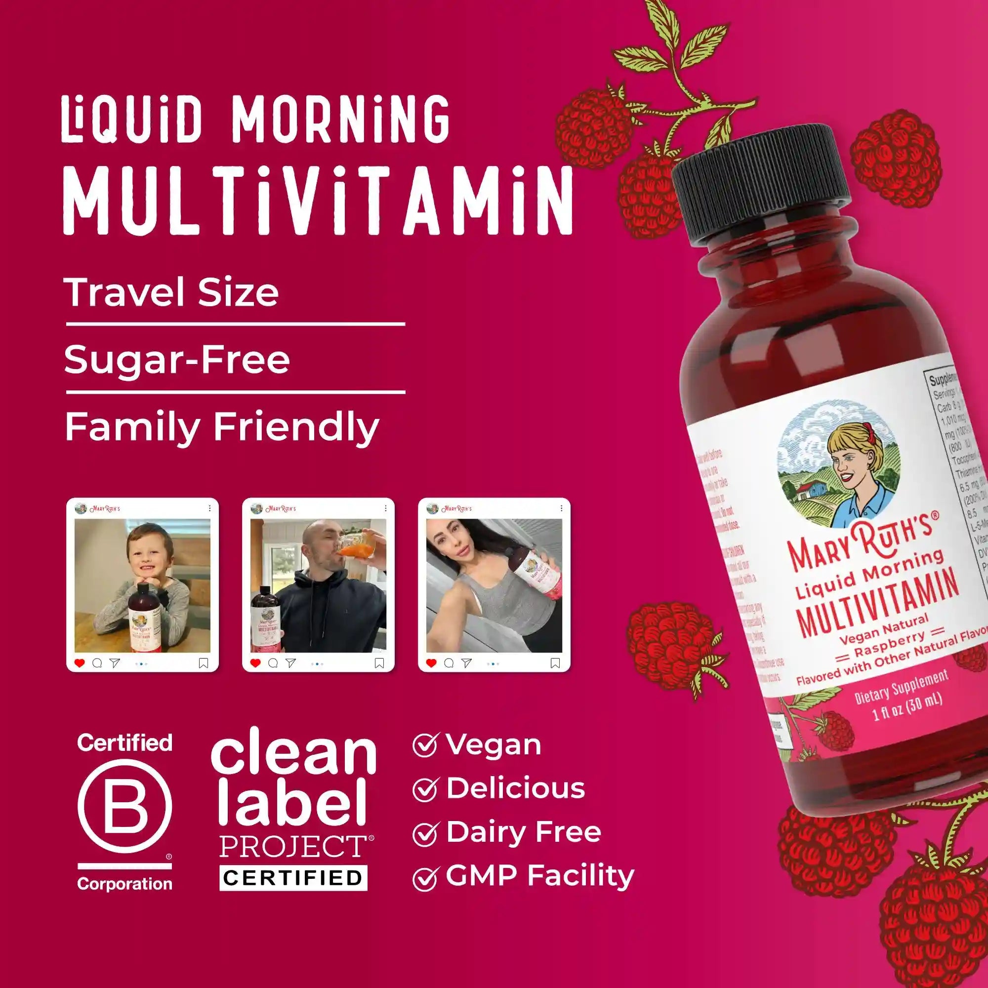 Liquid Morning Multivitamin Travel Pack