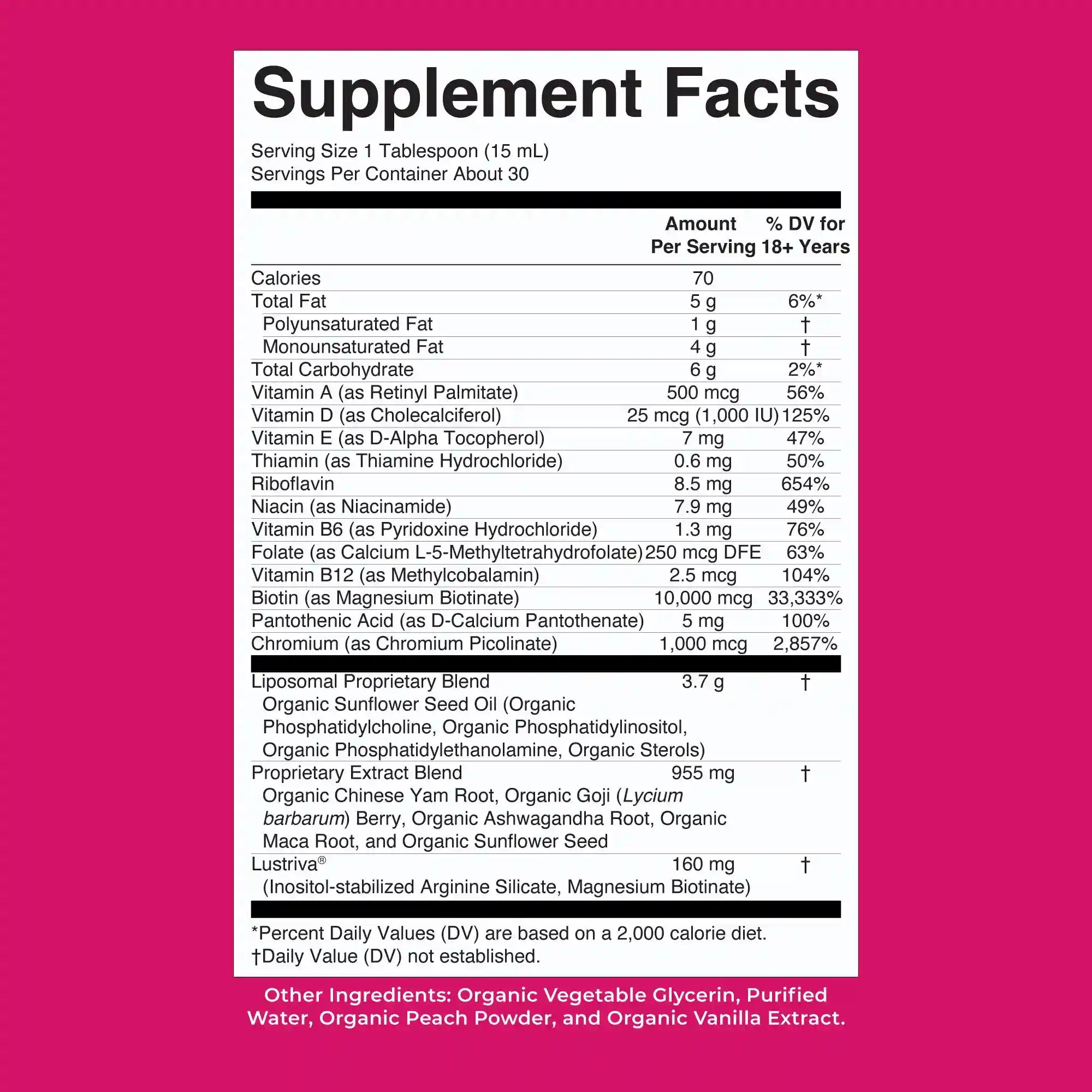 Women's Multivitamin + Hair Growth Liposomal