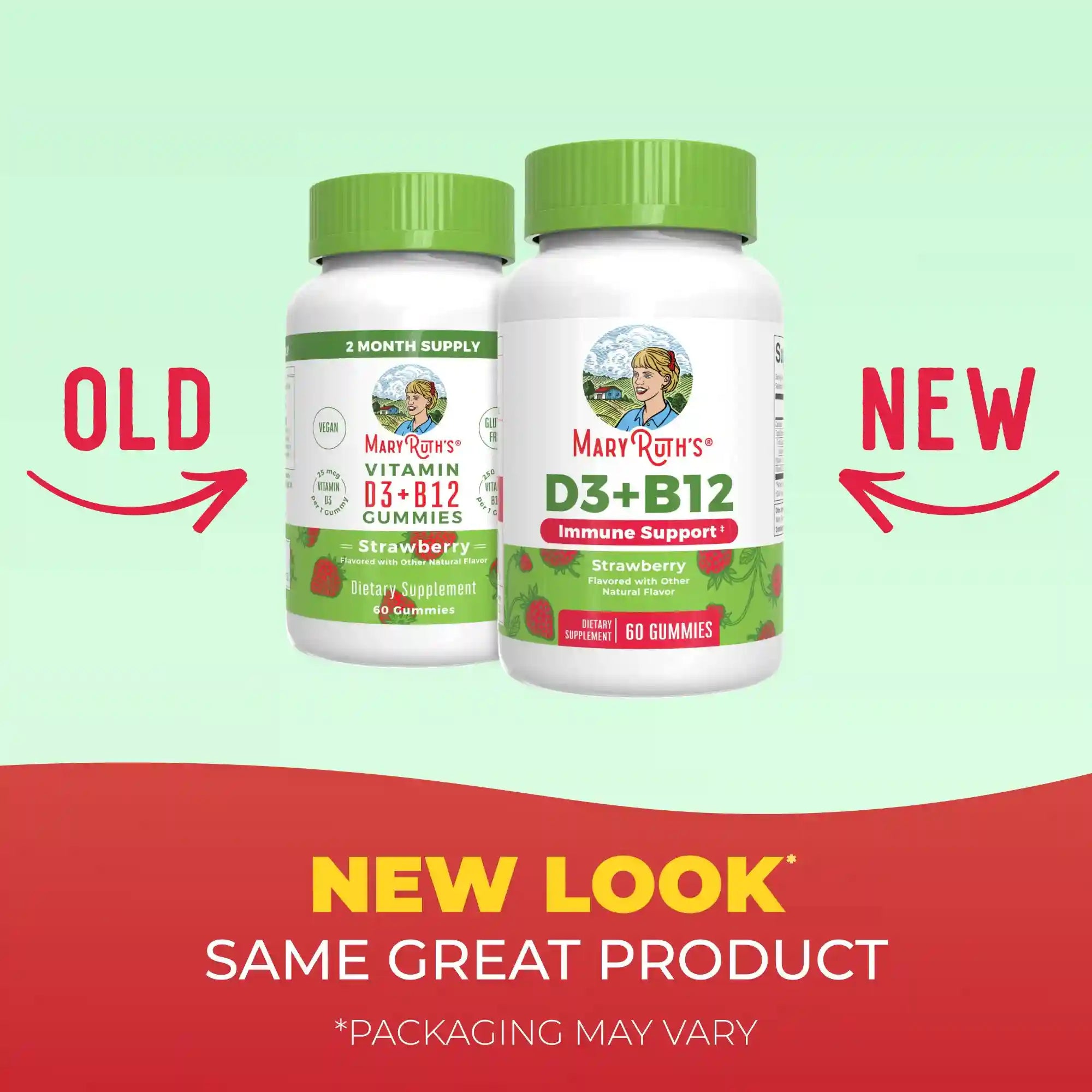 D3 + B12 Gummies (Strawberry)