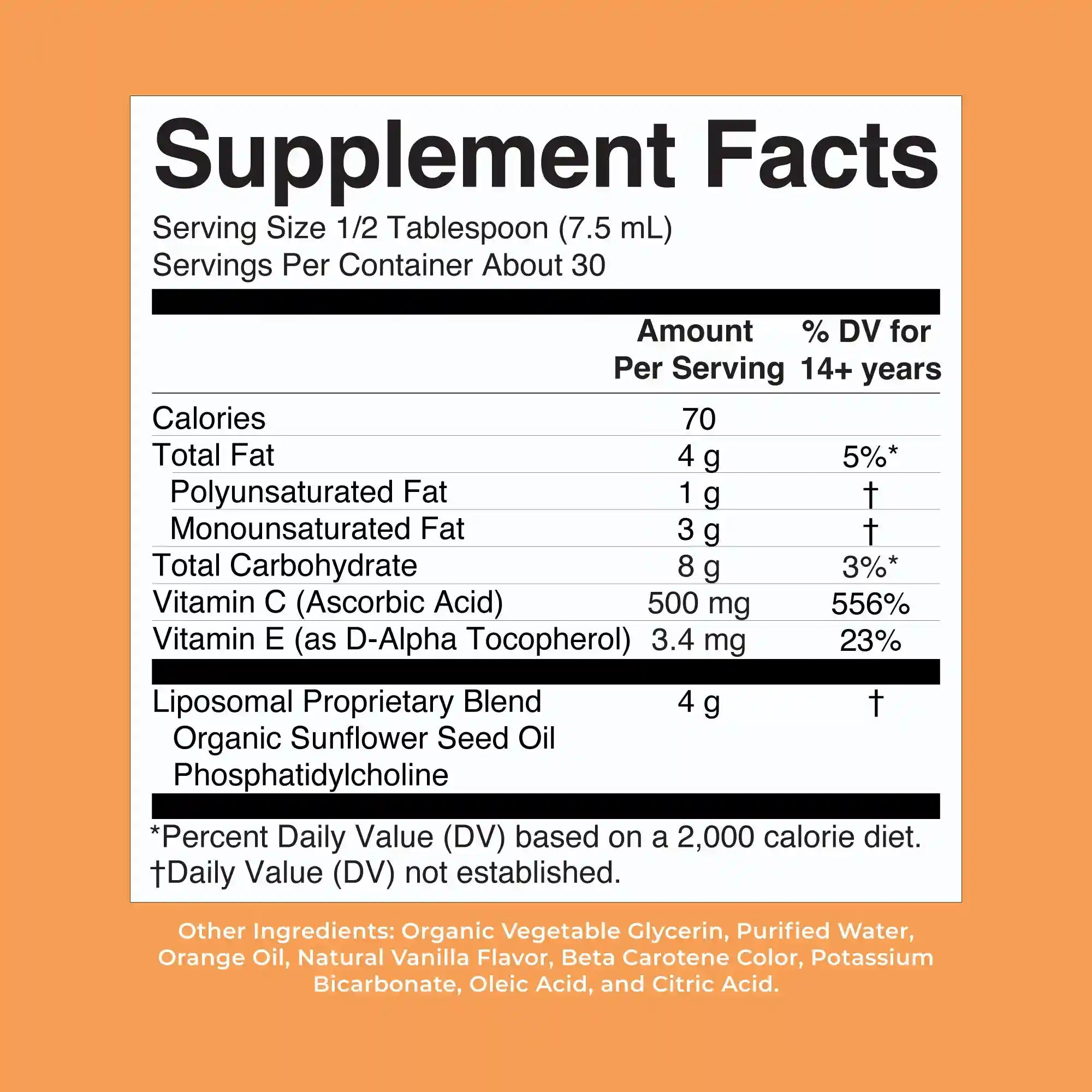 Megadose Vitamin C Liposomal