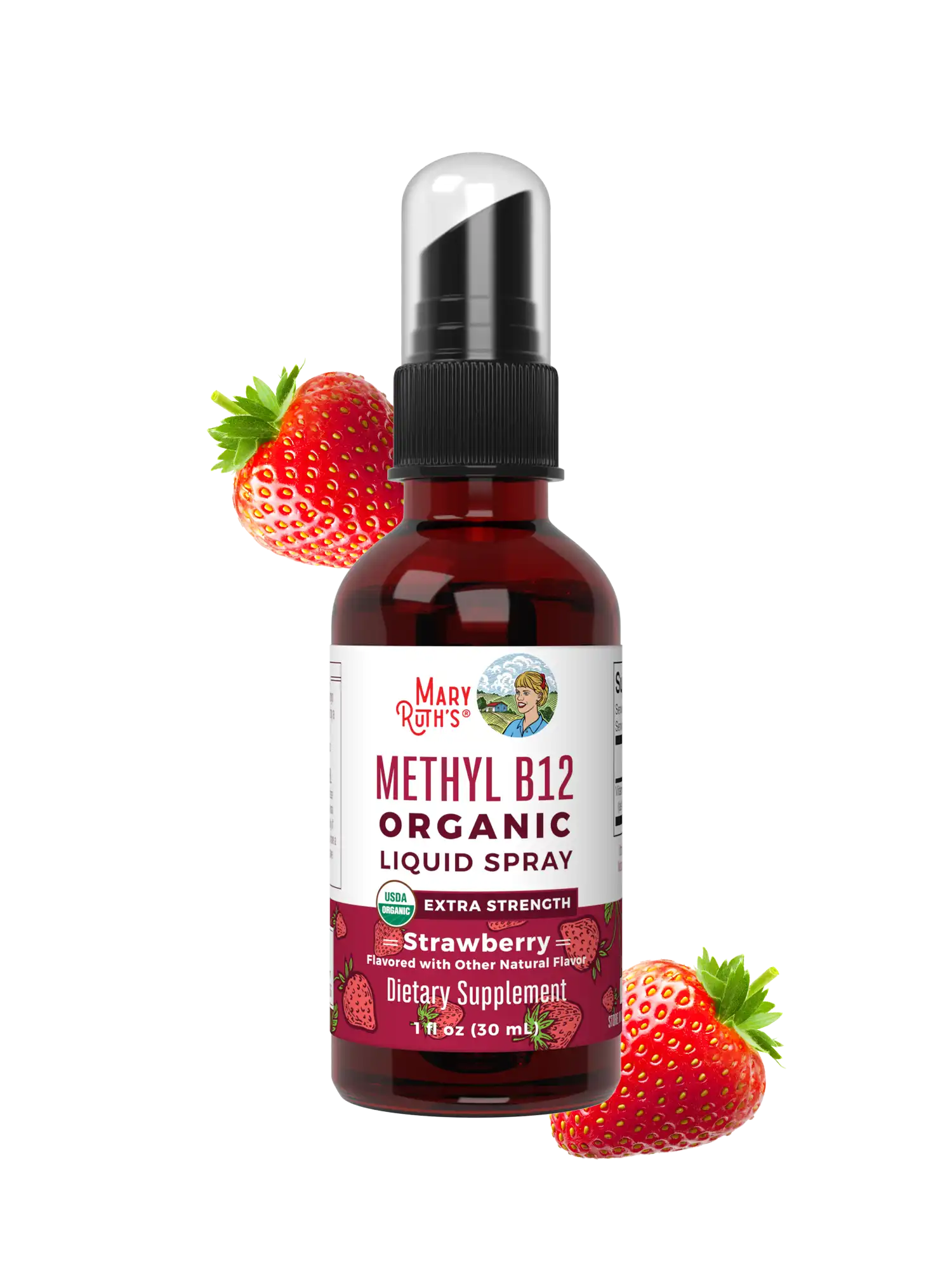 Methyl B12 Organic Spray, Strawberry
