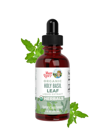 Organic Holy Basil Leaf Liquid Drops