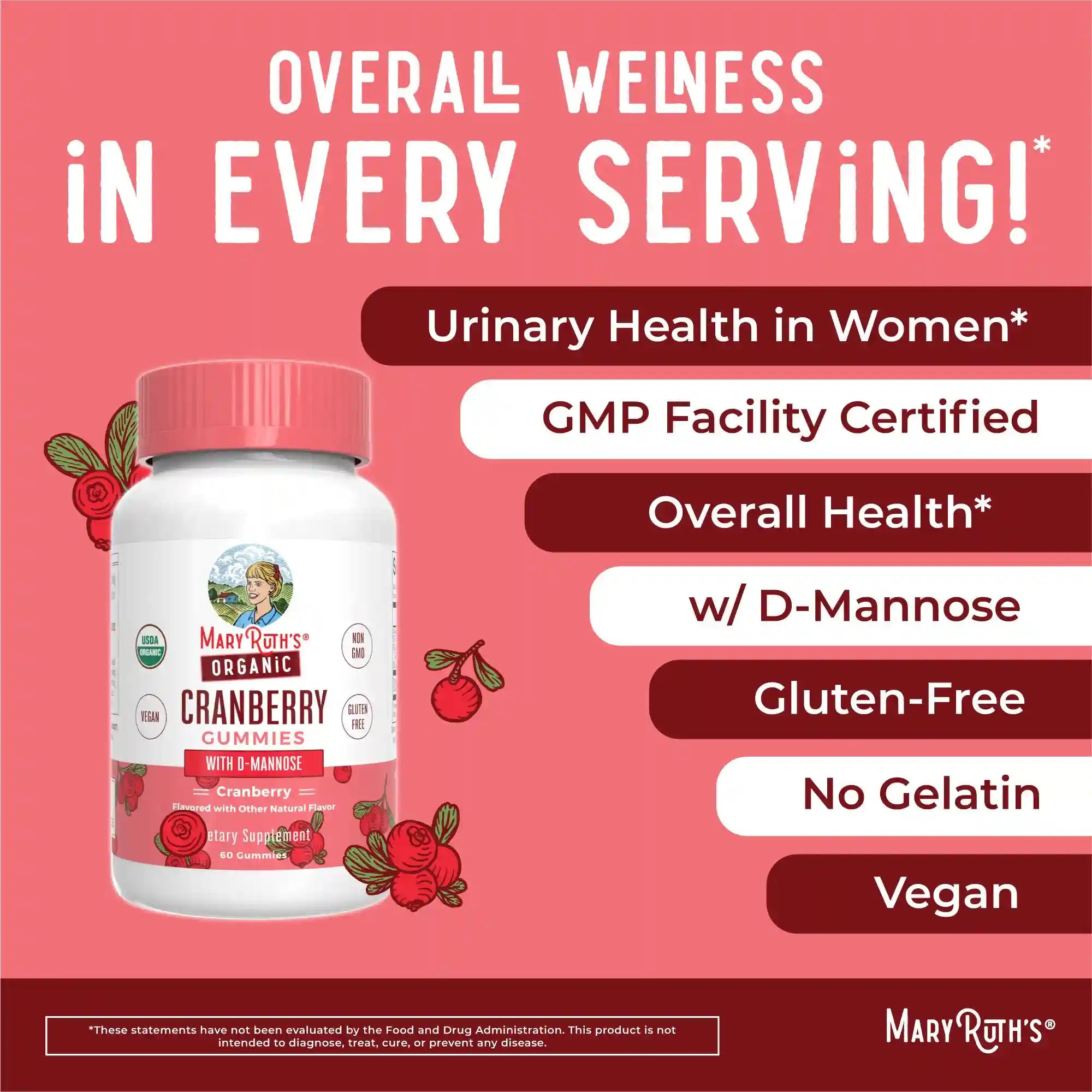 Organic Cranberry Gummies