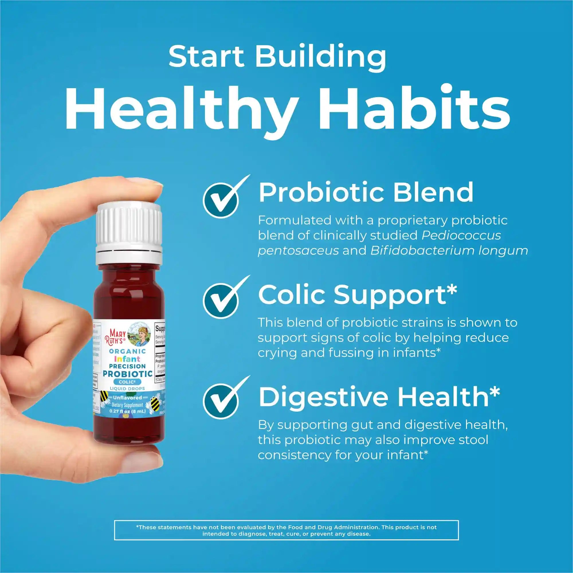 Organic Infant Precision Probiotic Colic Liquid Drops