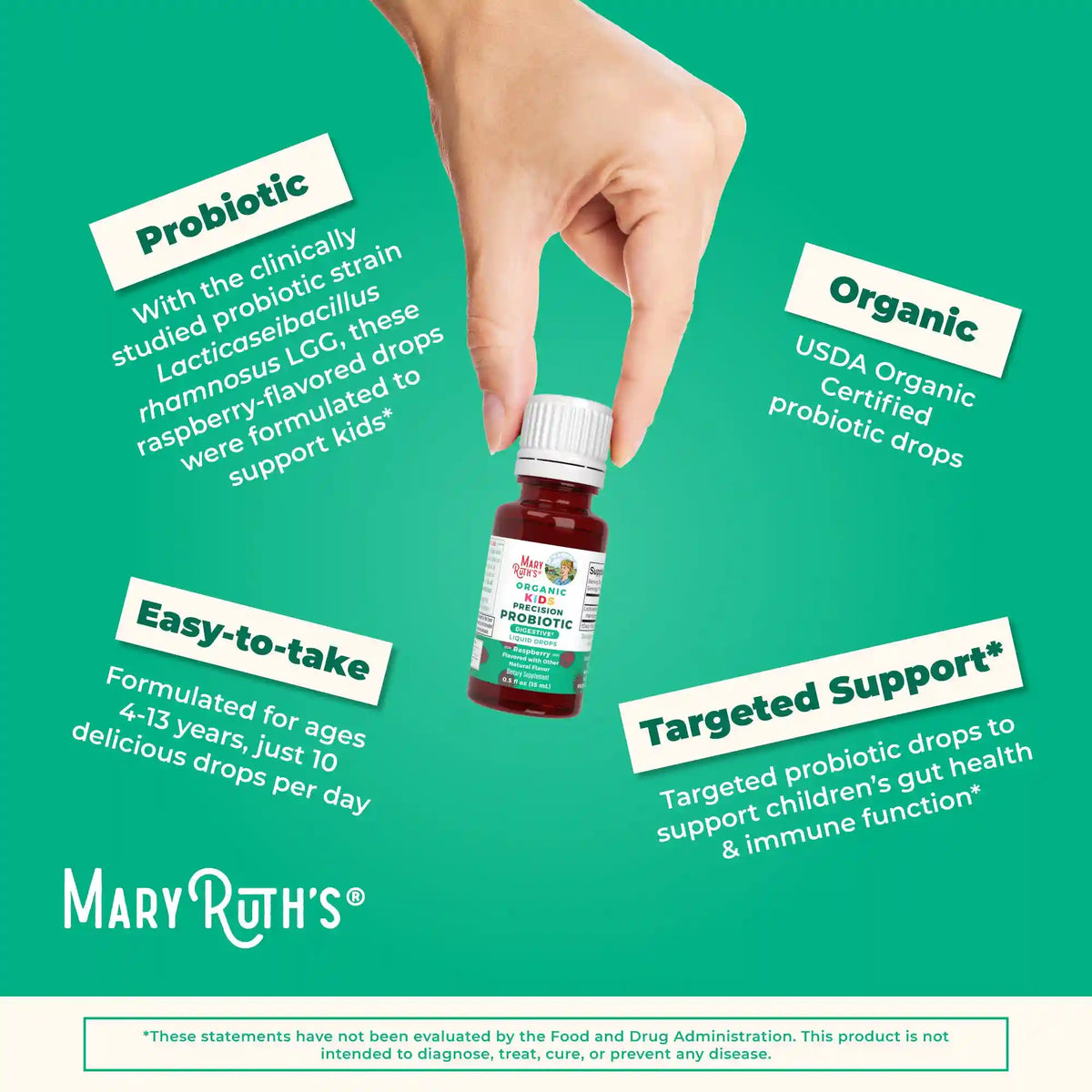 Organic Kids Precision Probiotic Digestive Liquid Drops