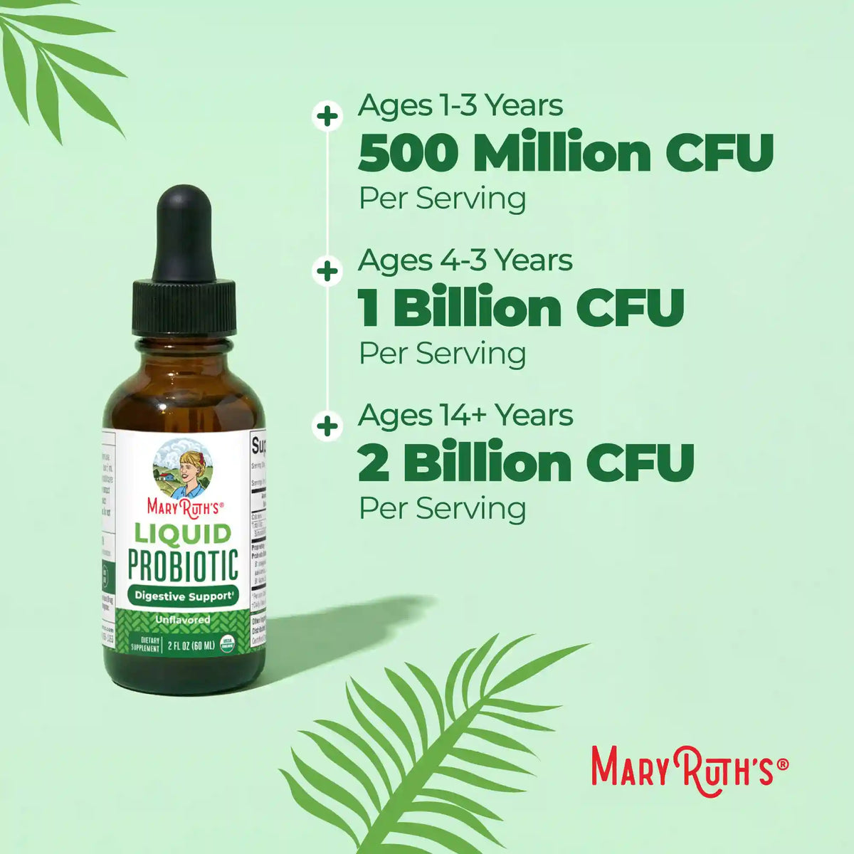 Organic Liquid Probiotic Travel Size