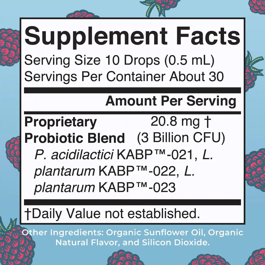 Organic Women's 40+ Precision Probiotic Digestive Liquid Drops