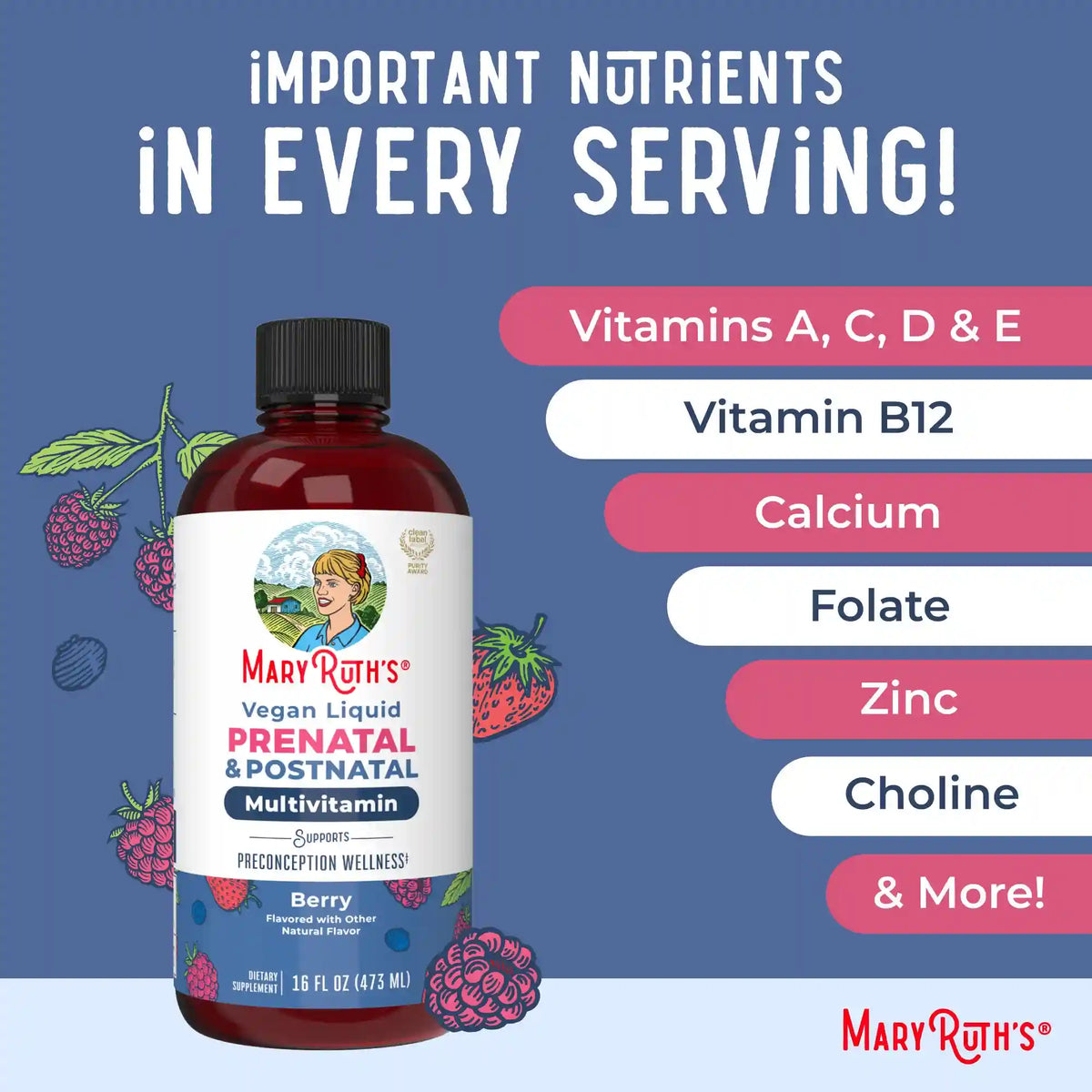 Prenatal & Postnatal Liquid Multivitamin