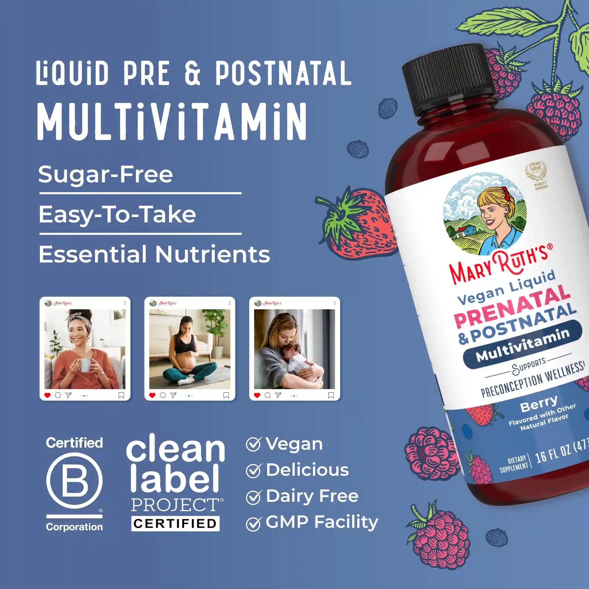 Prenatal & Postnatal Liquid Multivitamin