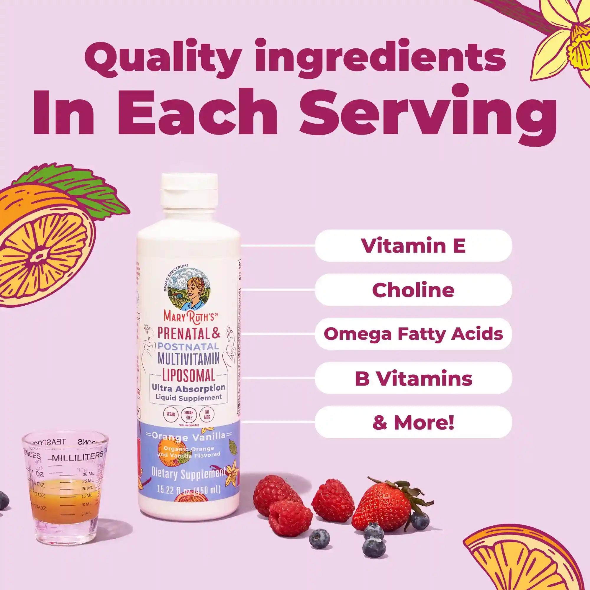 Prenatal & Postnatal Multivitamin Liposomal