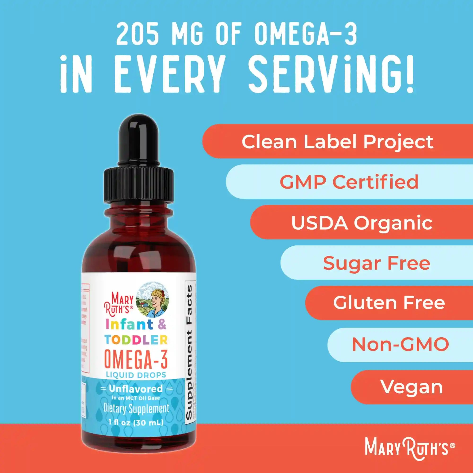 Infant & Toddler Omega-3 Liquid Drops