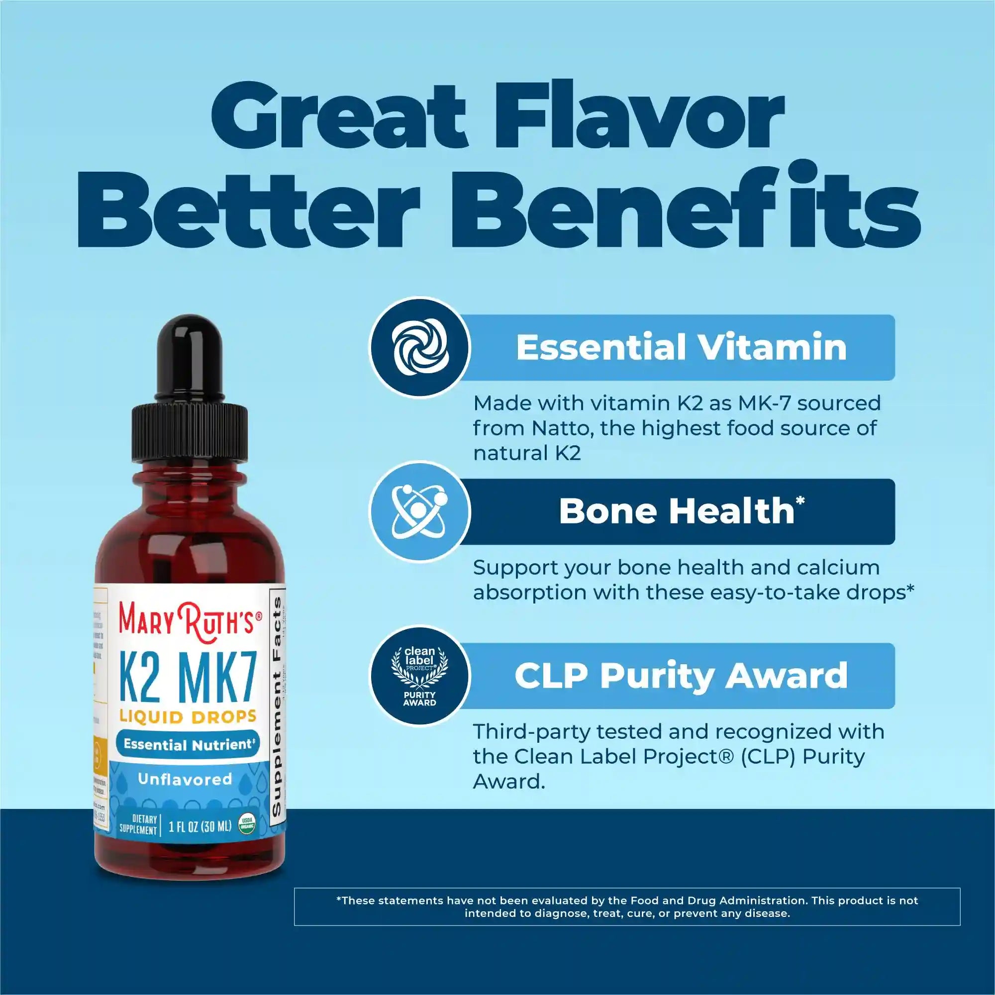K2 (MK7) Organic Drops