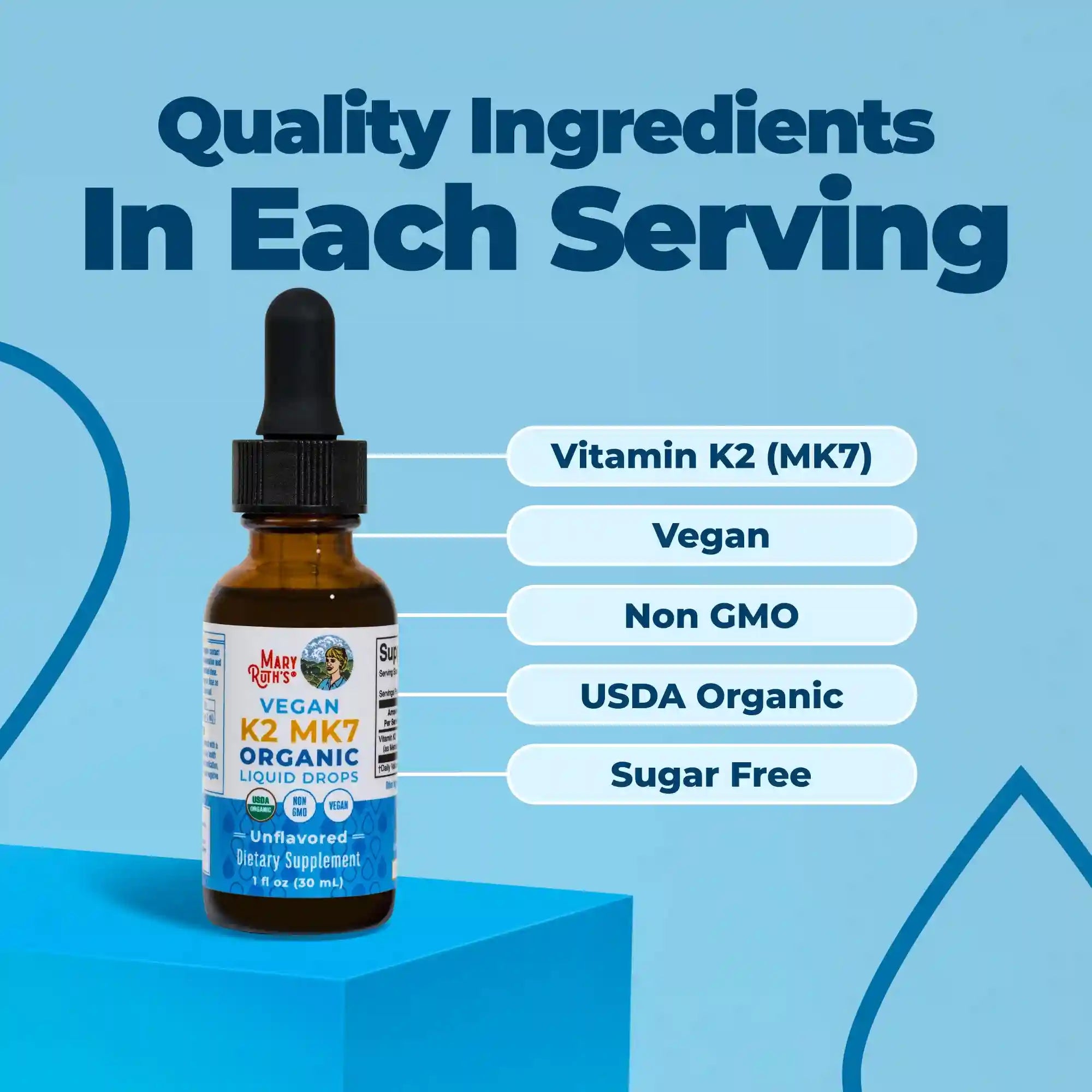 K2 (MK7) Organic Drops