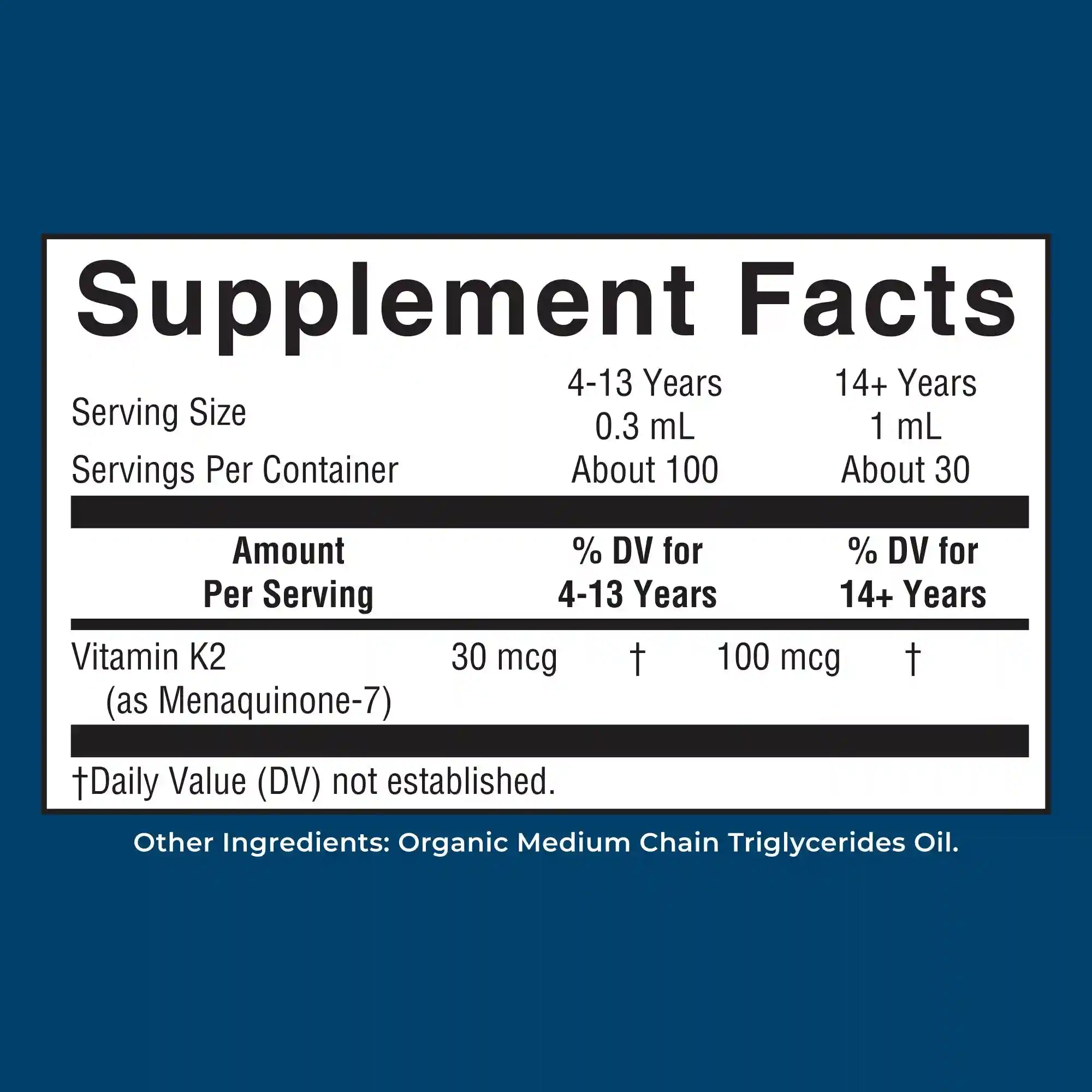 K2 (MK7) Organic Drops