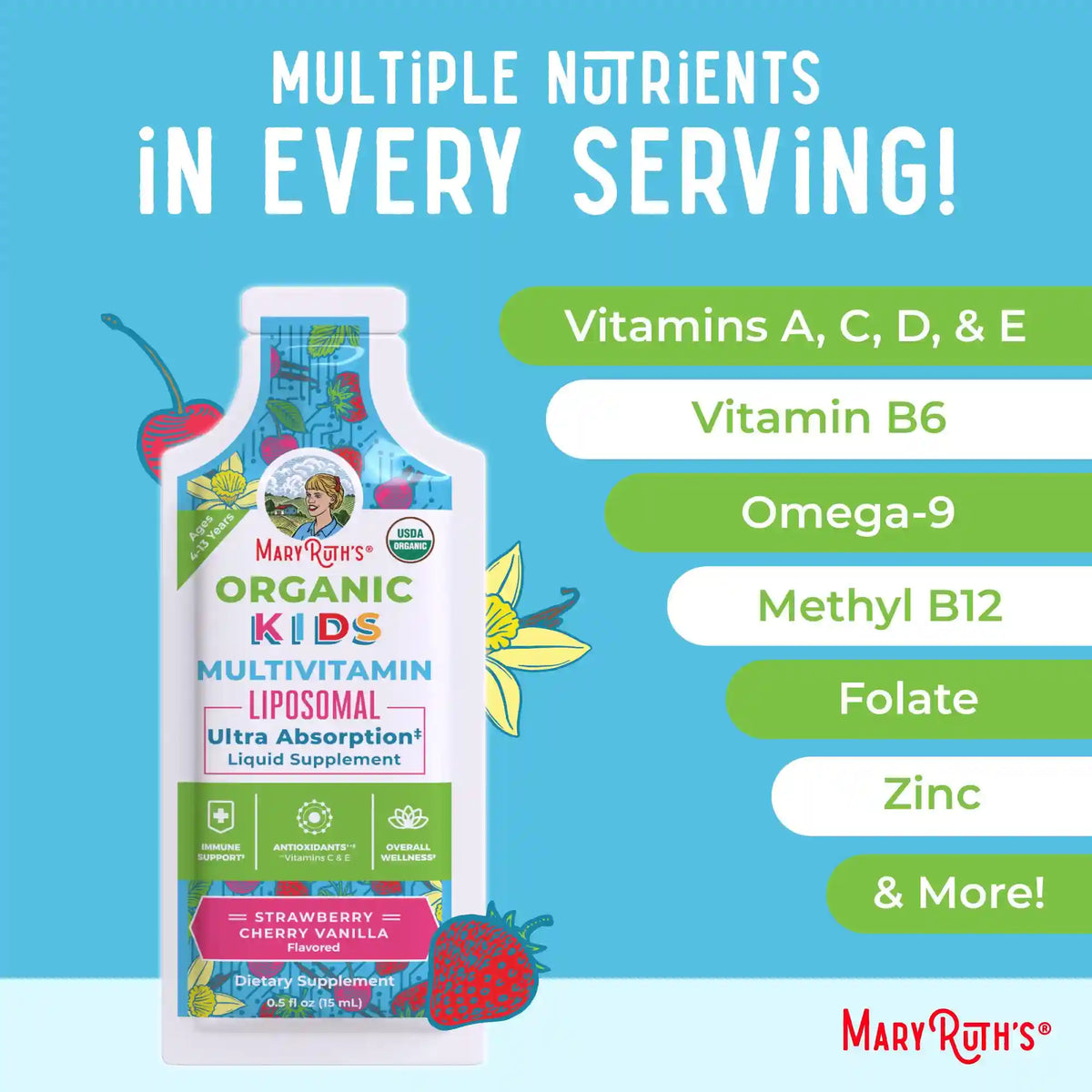 Kids Multivitamin Liposomal Pouches