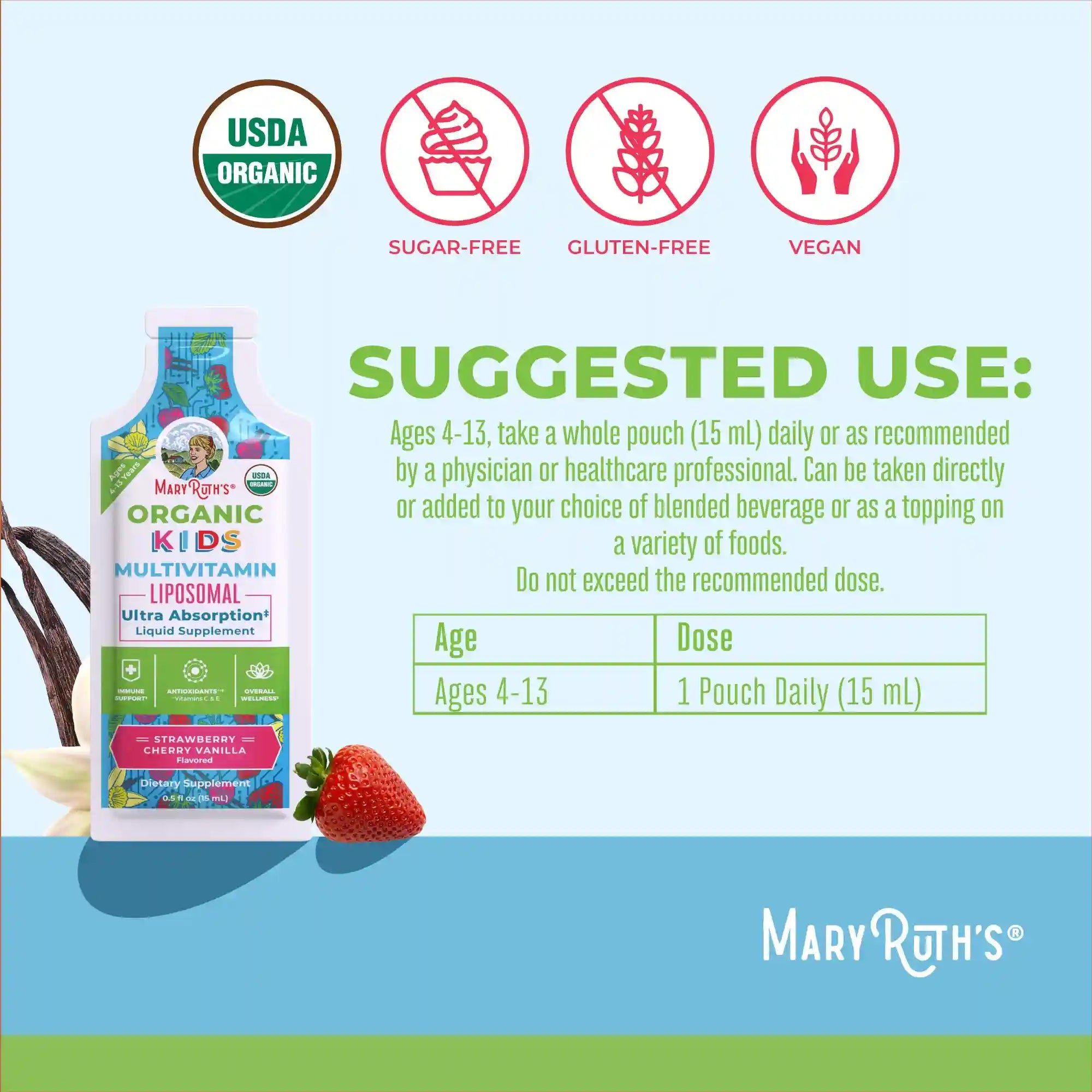 Kids Multivitamin Liposomal Pouches