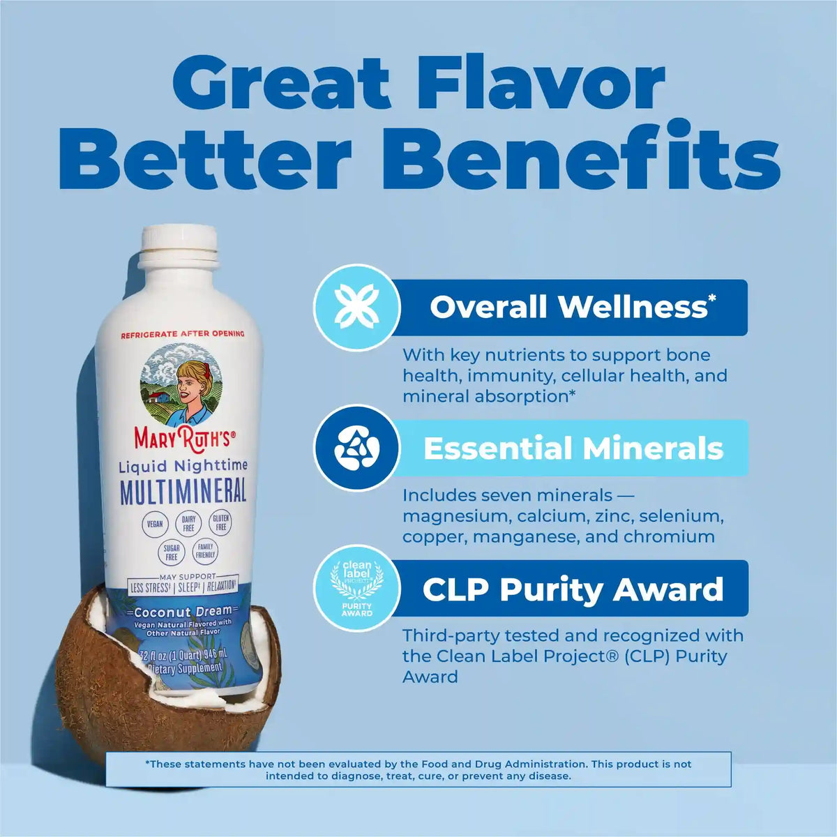 Liquid Nighttime Multimineral (Coconut)