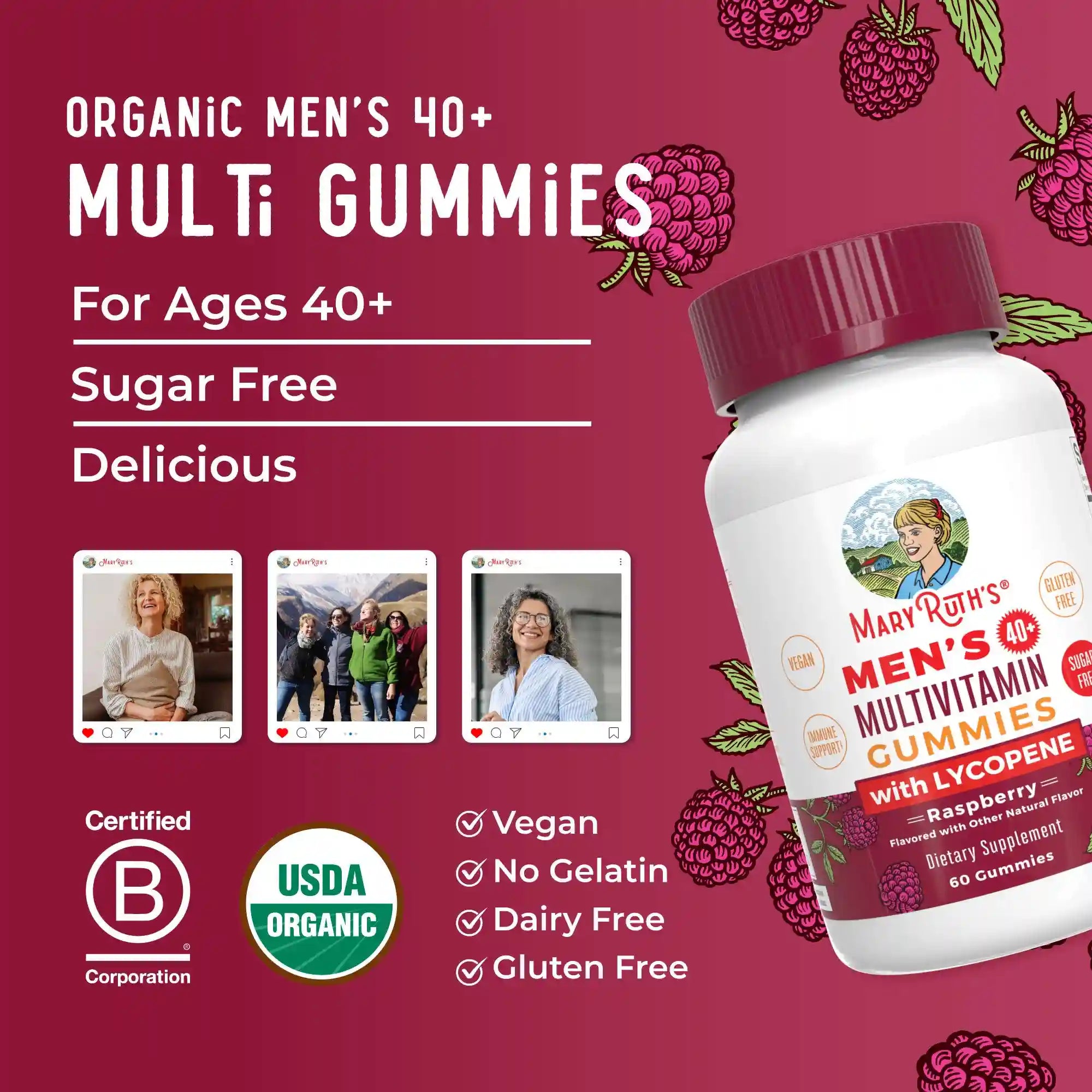 Men’s 40+ Multivitamin Gummies