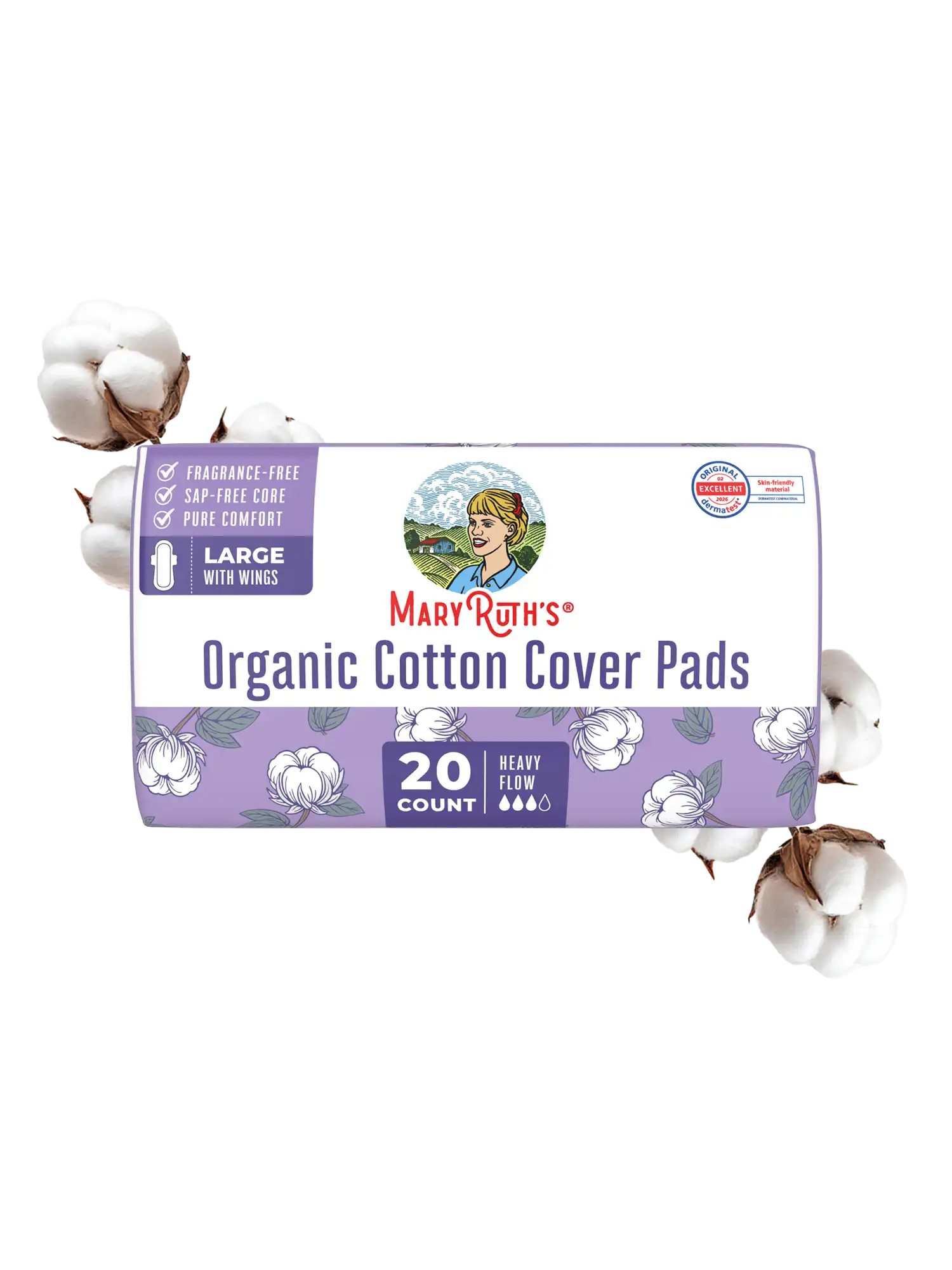 Organic Cotton Cover Pads (Large)
