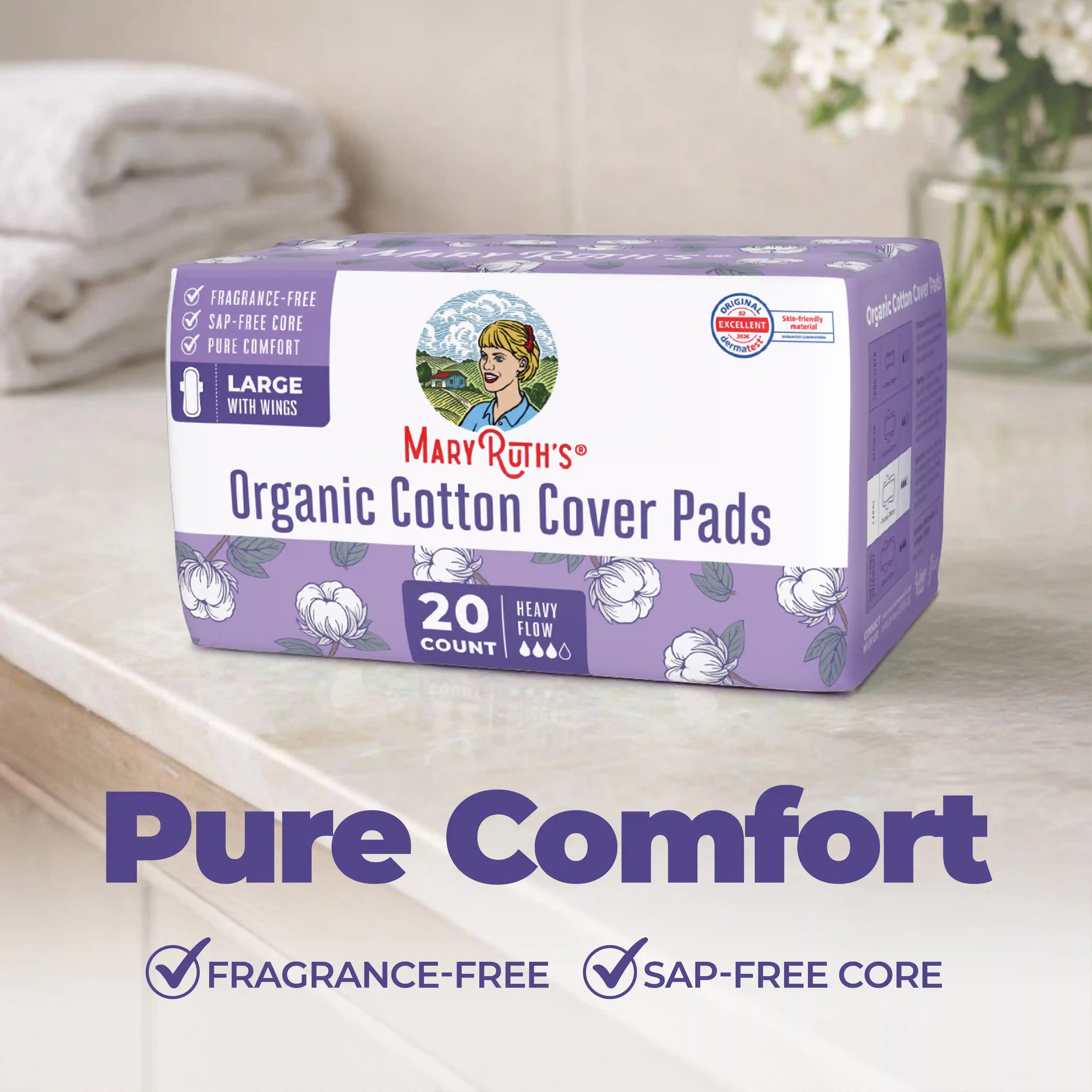 Organic Cotton Cover Pads (Large)
