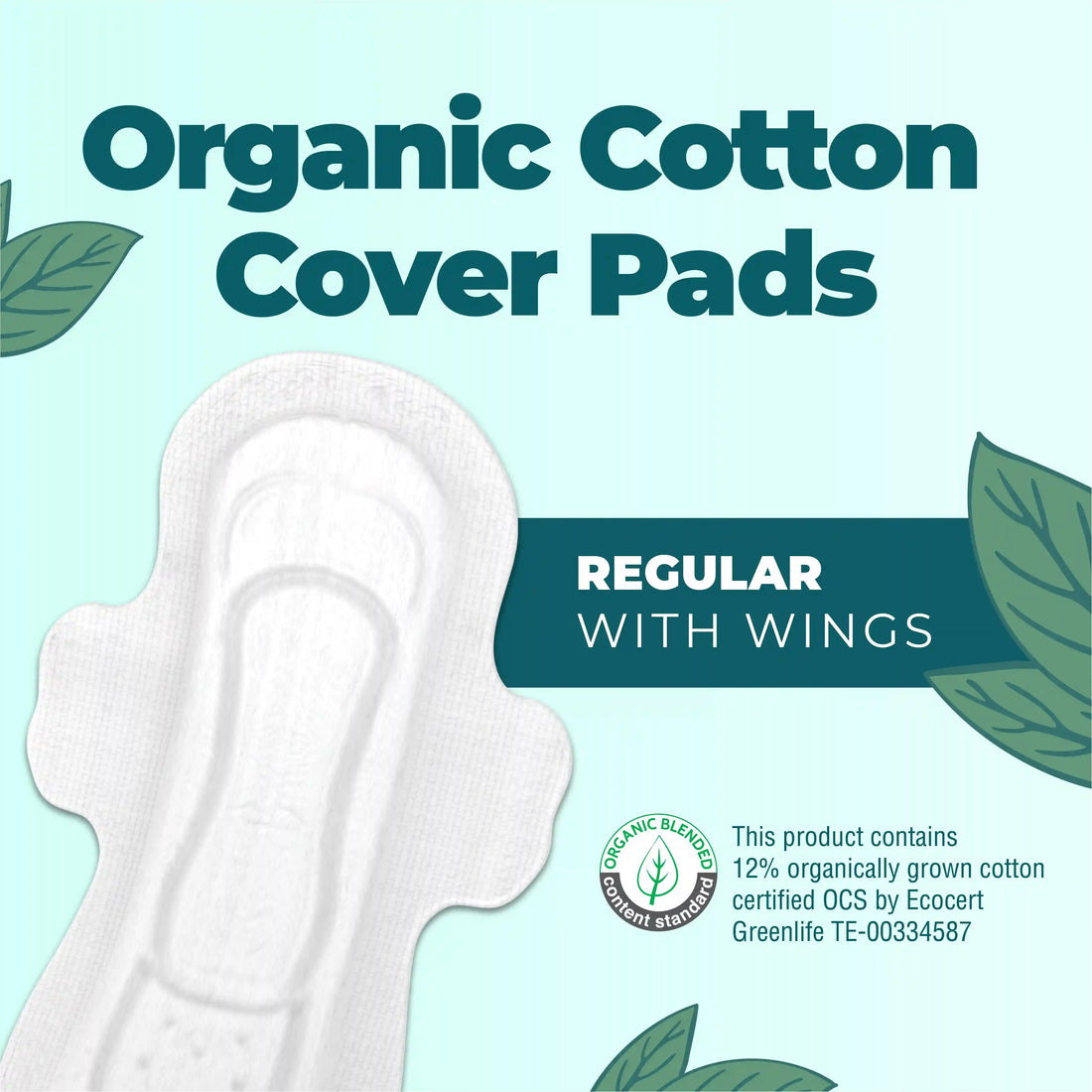 Organic Cotton Cover Pads (Regular)