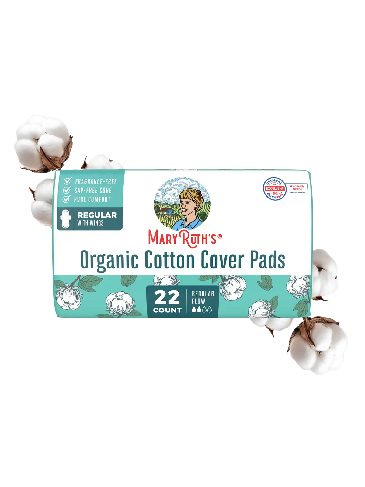 Organic Cotton Cover Pads (Regular)
