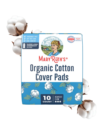 Organic Cotton Cover Pads (Super Long Overnight)