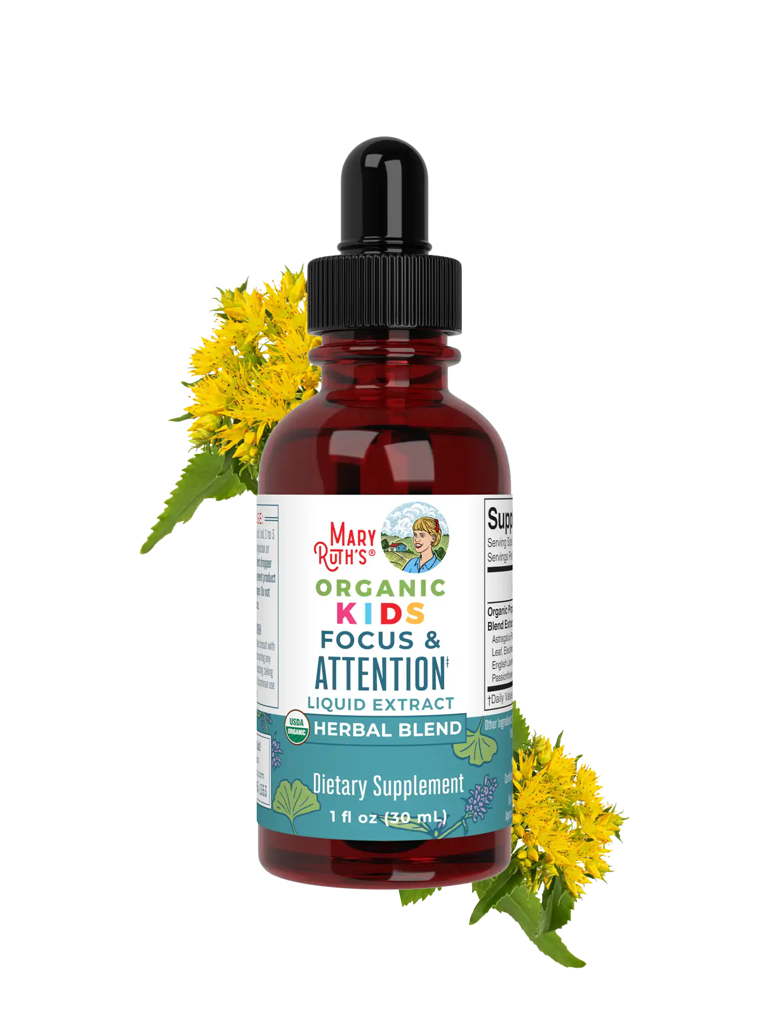 Organic Kids Focus & Attention Liquid Drops