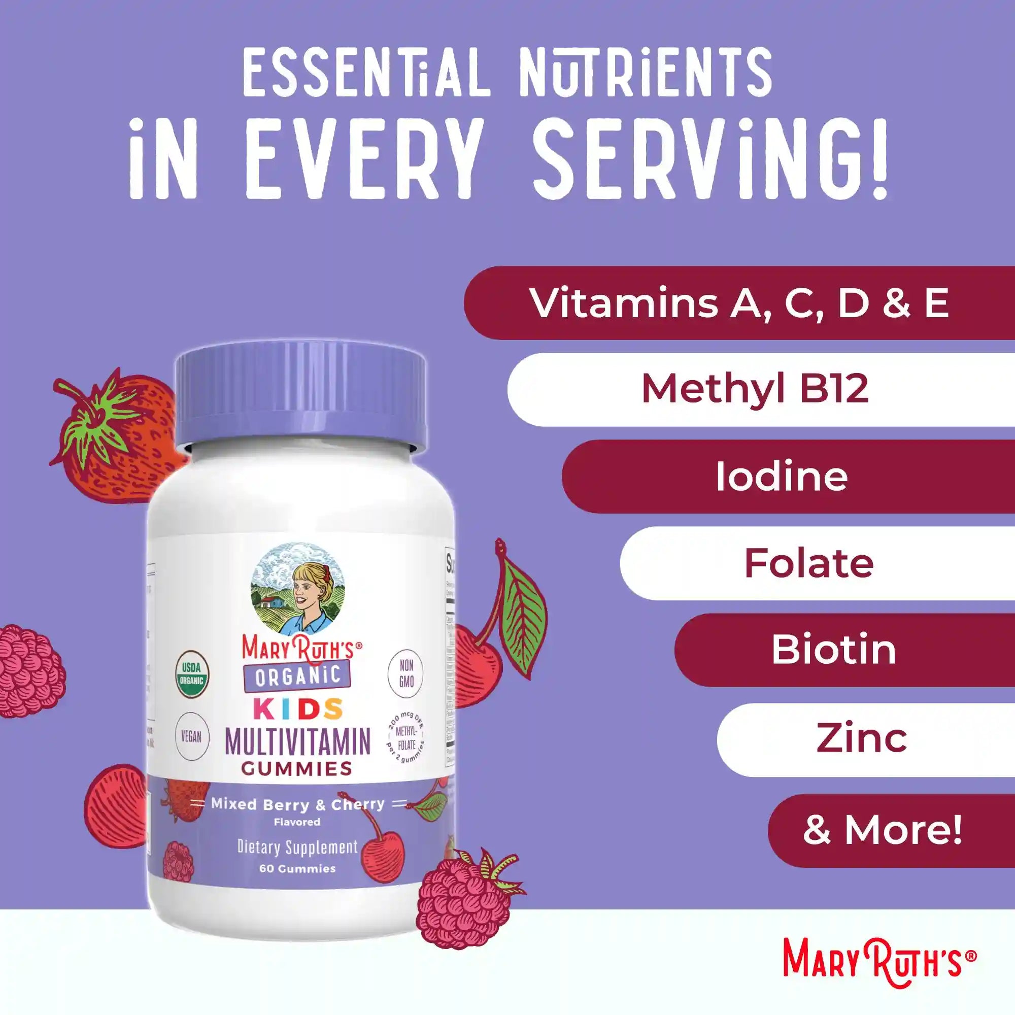 Organic Kids Multivitamin Gummies