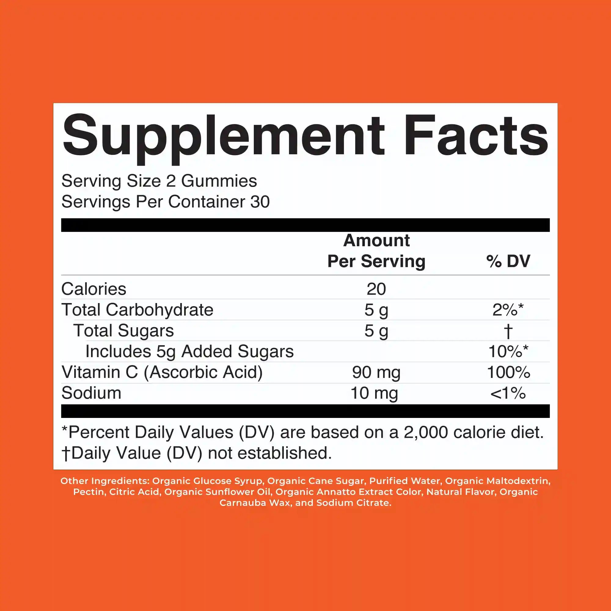Organic Kids Vitamin C Gummies