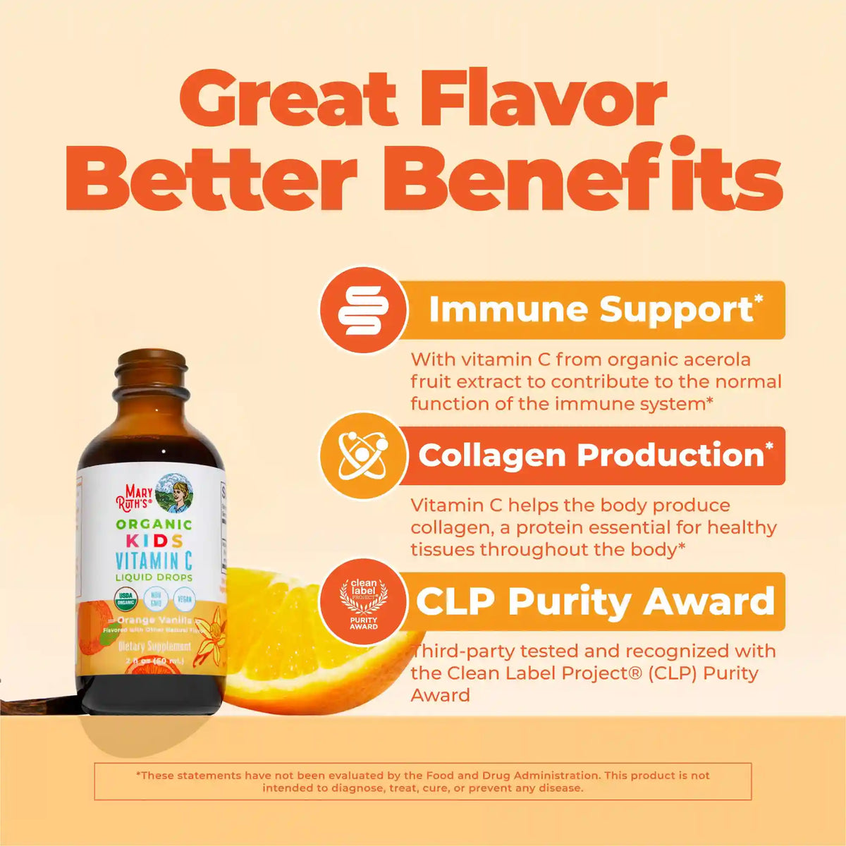 Organic Kids Vitamin C Liquid Drops