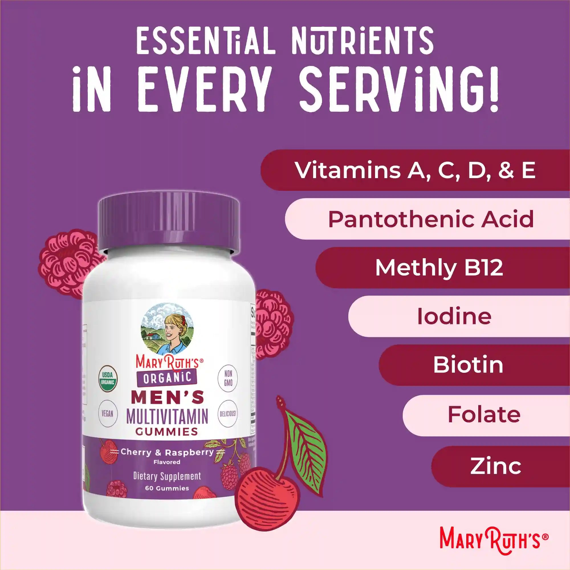 Organic Men’s Multivitamin Gummies