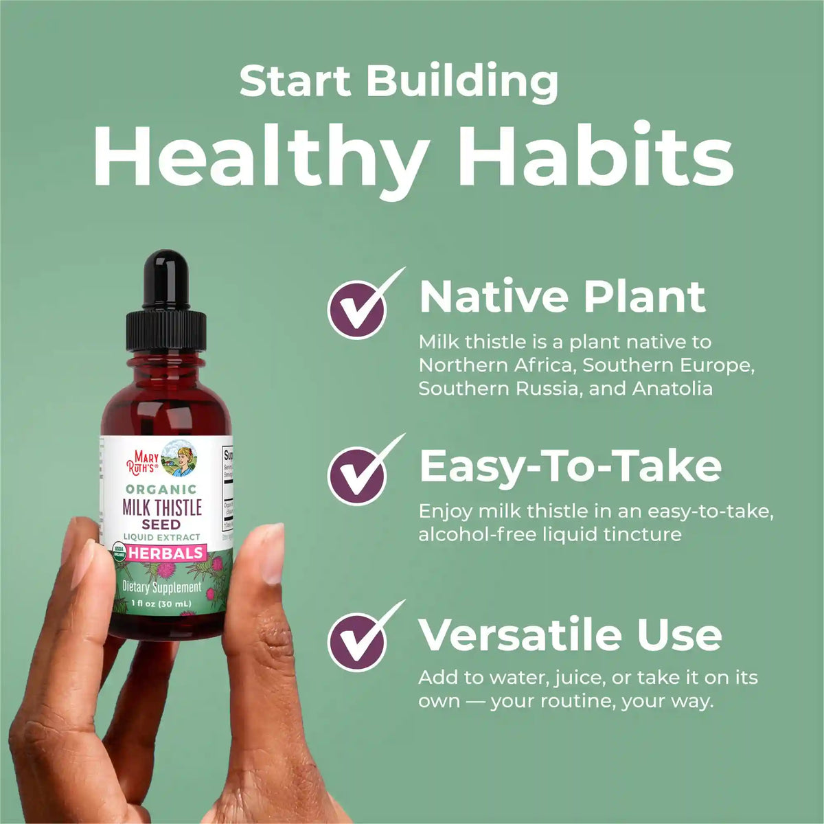 Organic Milk Thistle Seed Liquid Drops