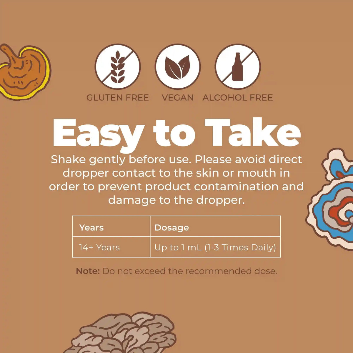 Organic Mushroom Complex Liquid Drops