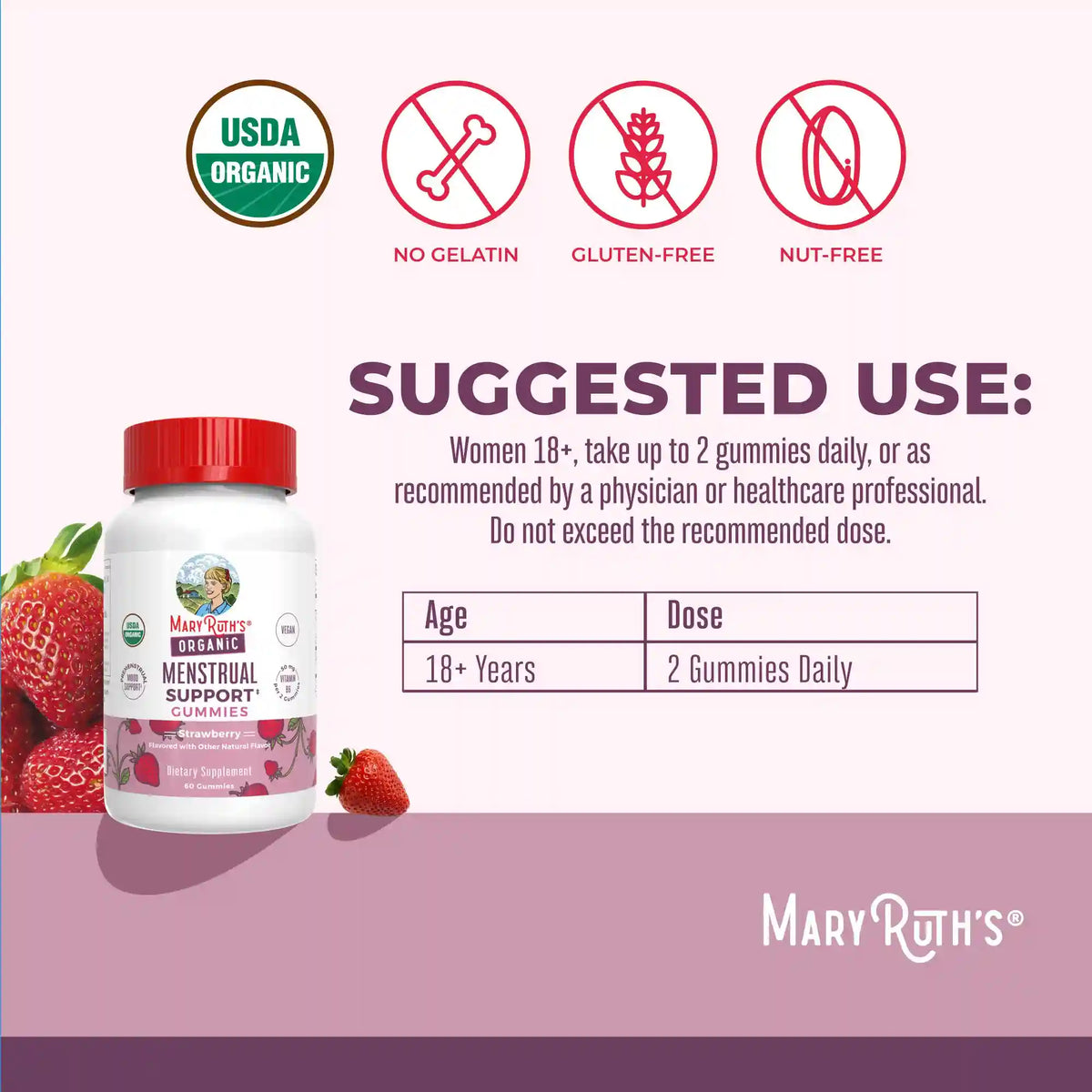 Organic Premenstrual Support Gummies