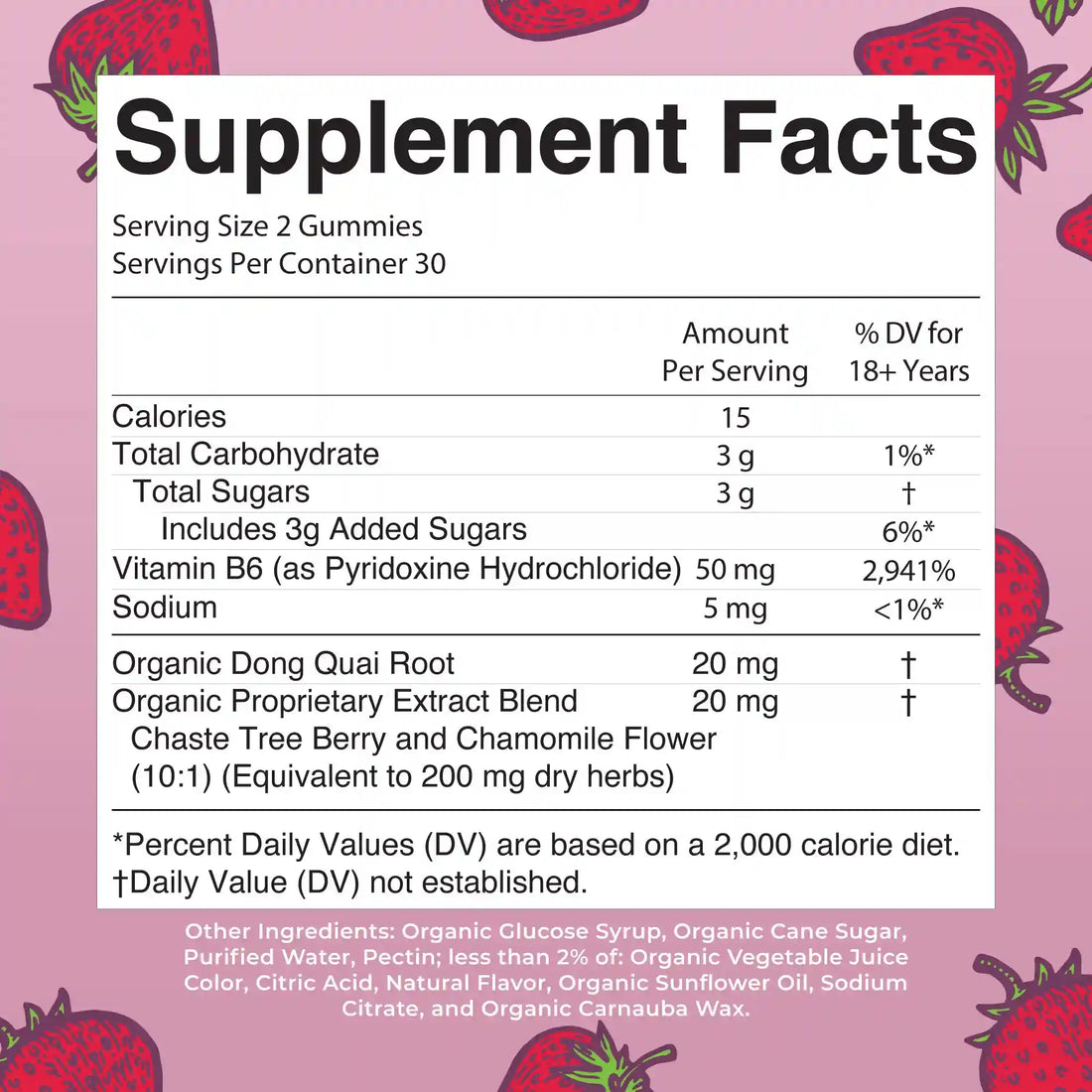Organic Premenstrual Support Gummies