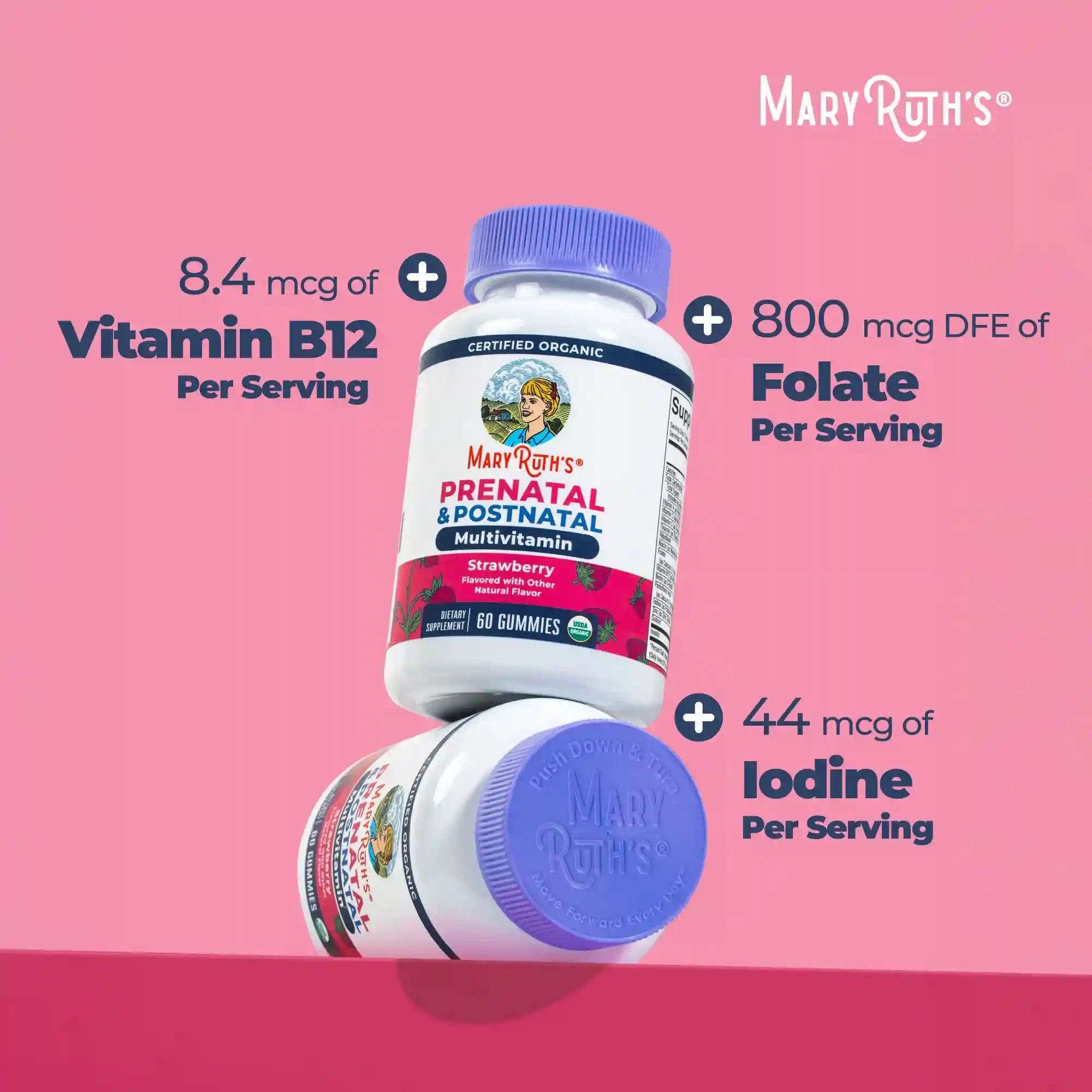 Organic Prenatal & Postnatal Multivitamin Gummies