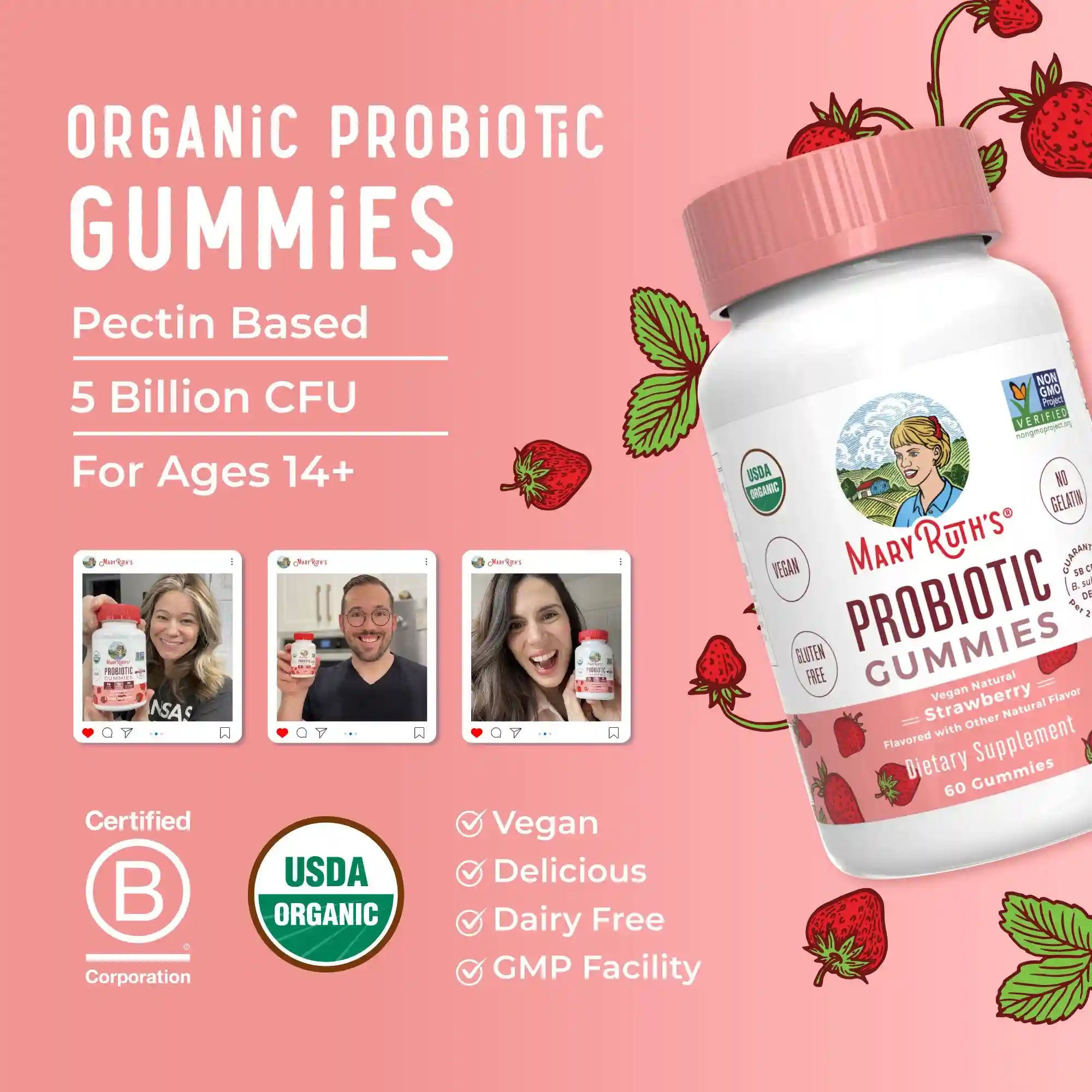 Organic Probiotic Gummies