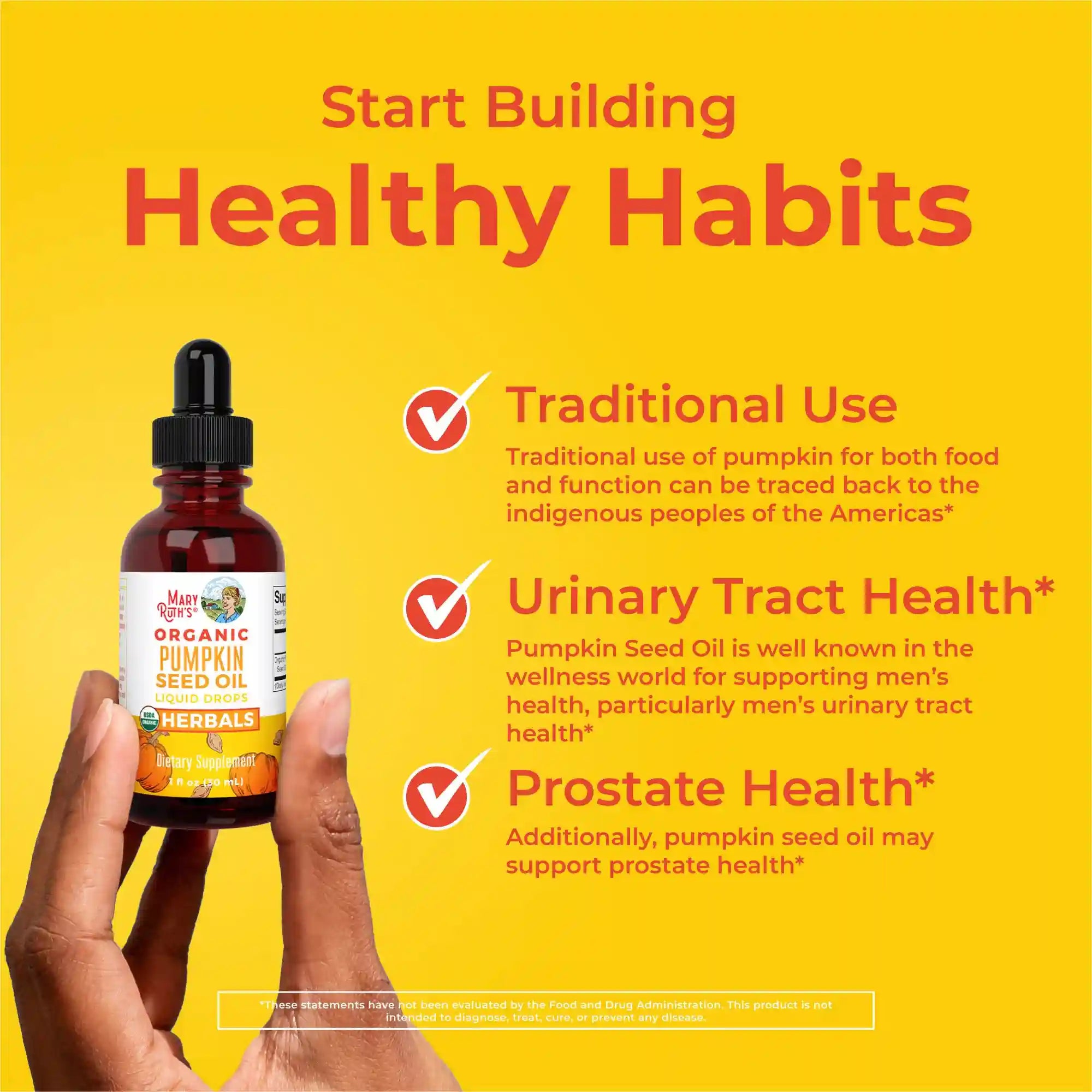 Organic Pumpkin Seed Oil Liquid Drops