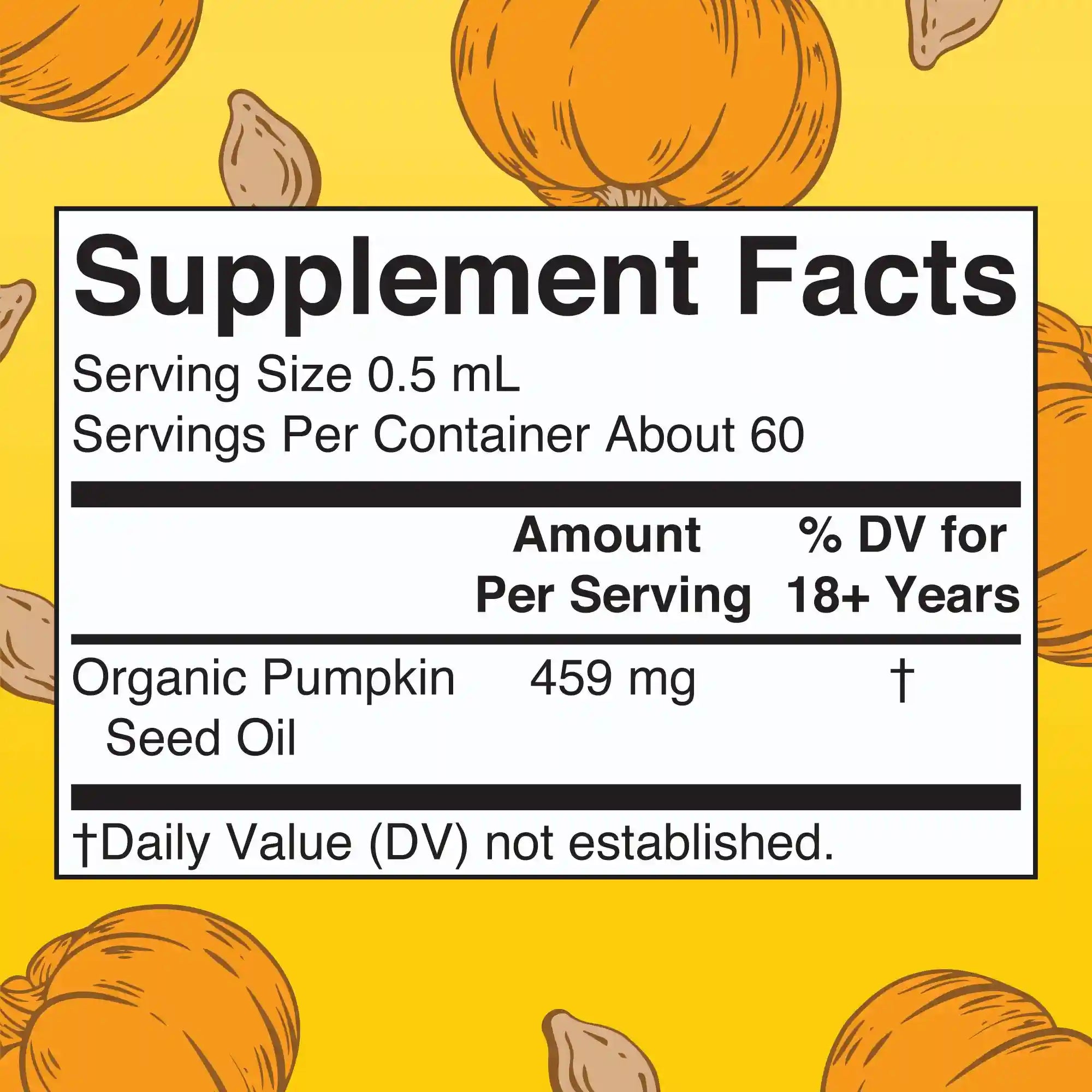 Organic Pumpkin Seed Oil Liquid Drops