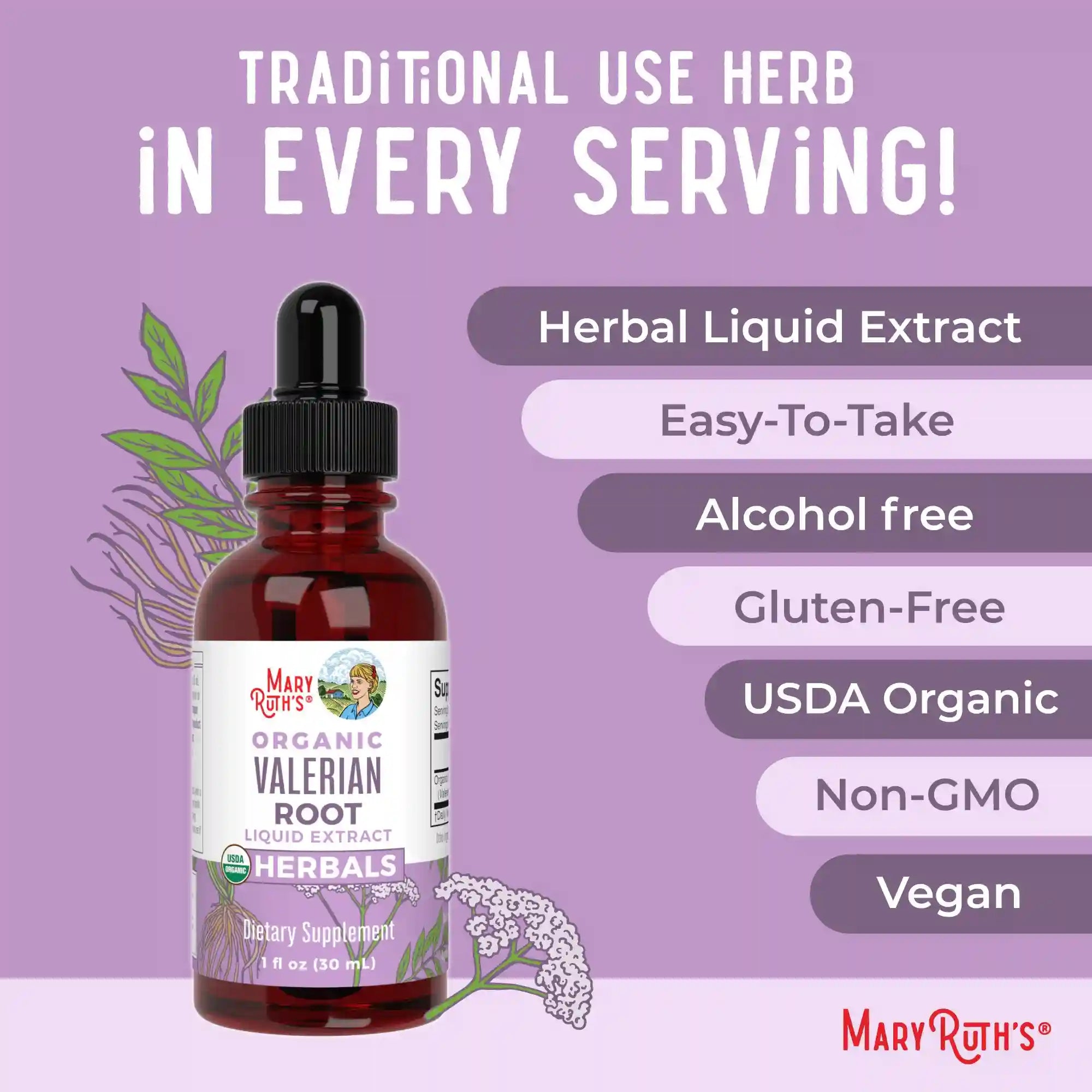 Organic Valerian Root Liquid Drops