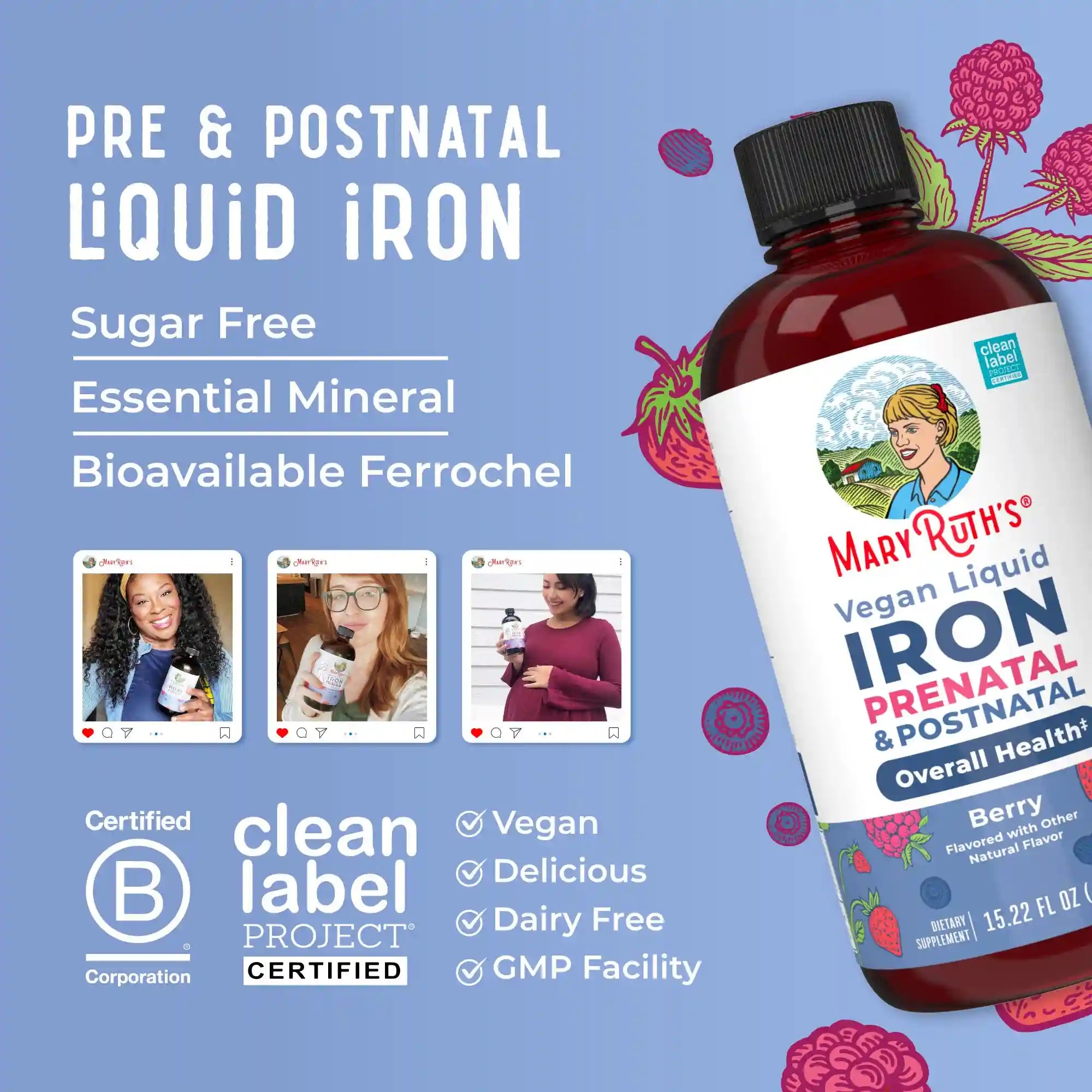 Prenatal & Postnatal Liquid Iron