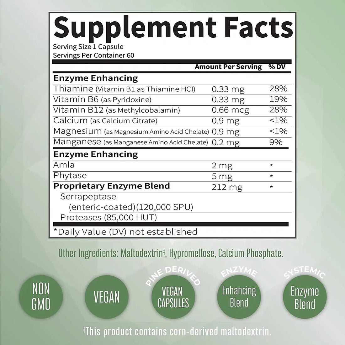 Serrapeptase Systemic Enzymes