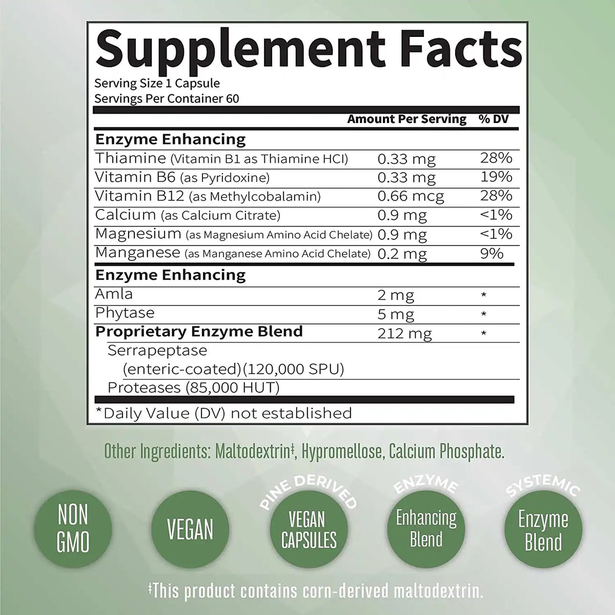 Serrapeptase Systemic Enzymes