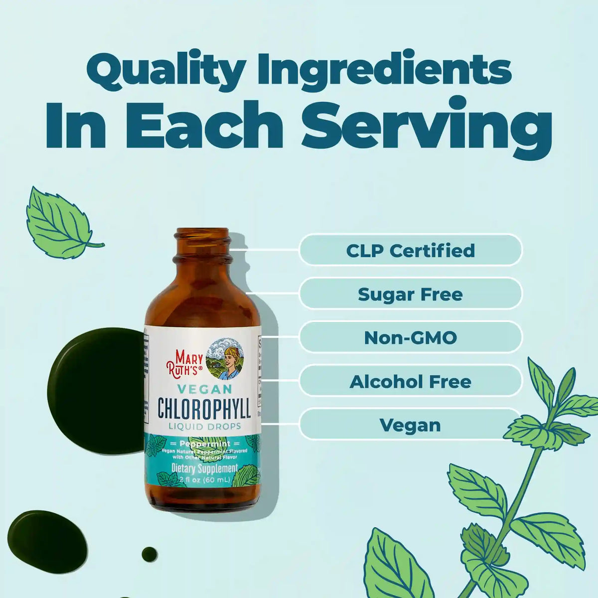 Vegan Liquid Chlorophyll Drops