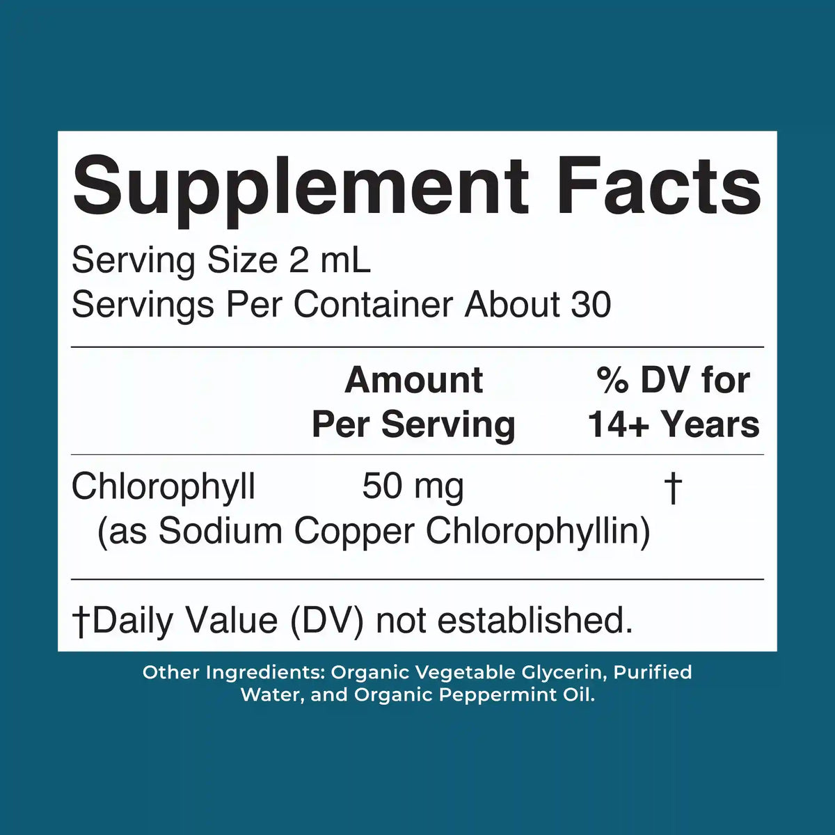 Vegan Liquid Chlorophyll Drops