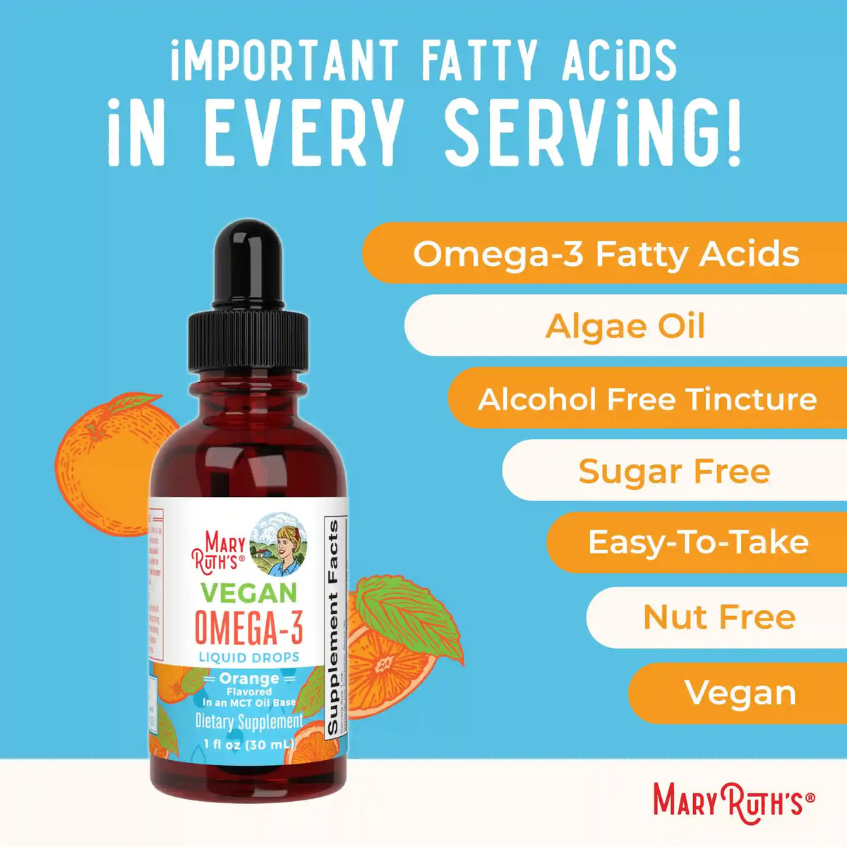 Vegan Omega-3 Liquid Drops