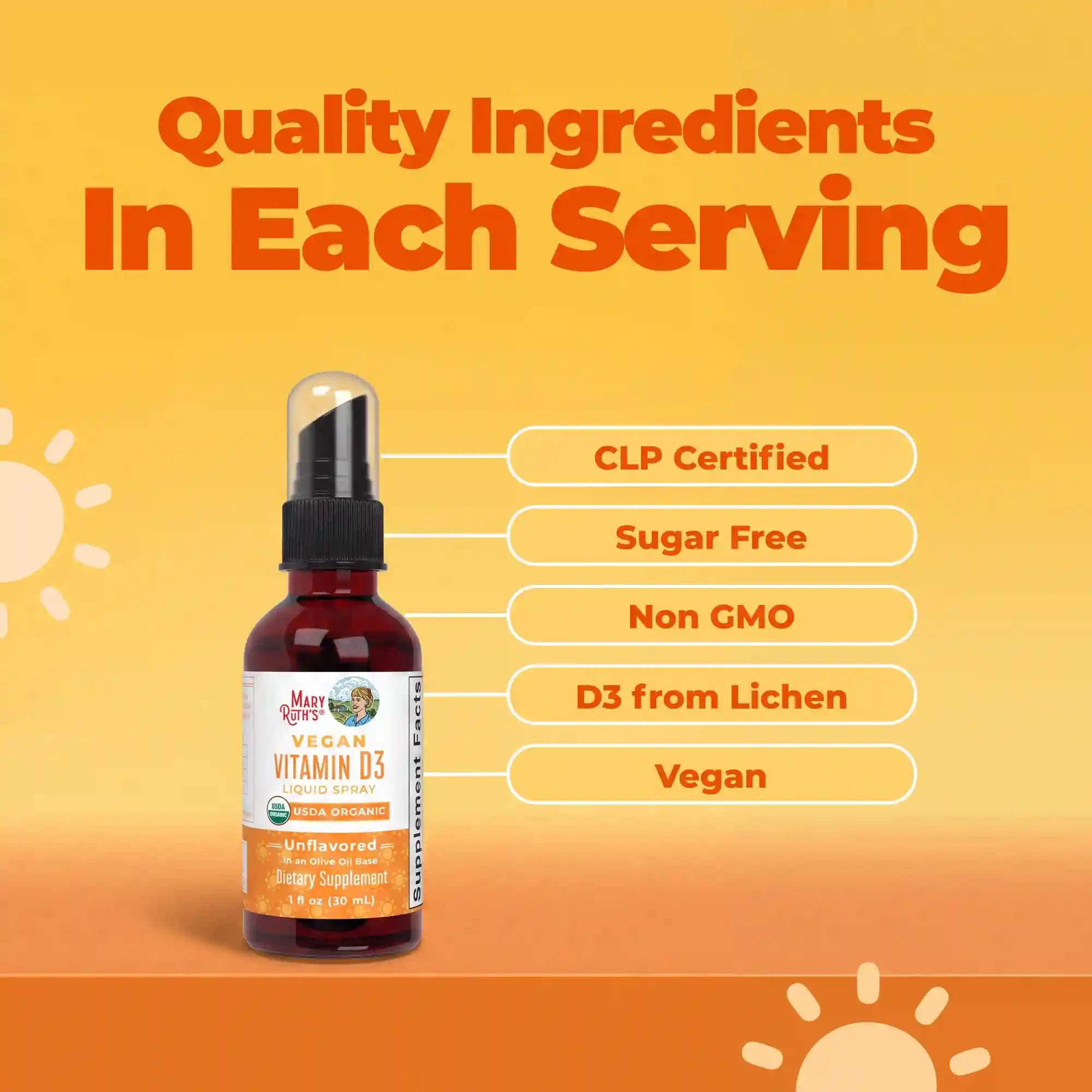 Vegan Vitamin D3 Liquid Spray